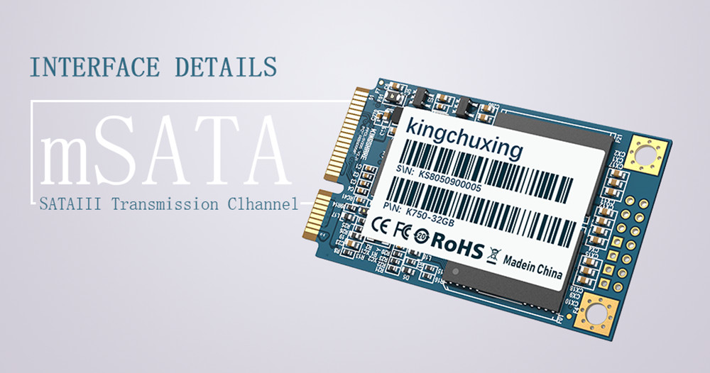 Kingchuxing 512GB 256 GB mSATA III SSD Internal Solid State Hard Drives Laptop