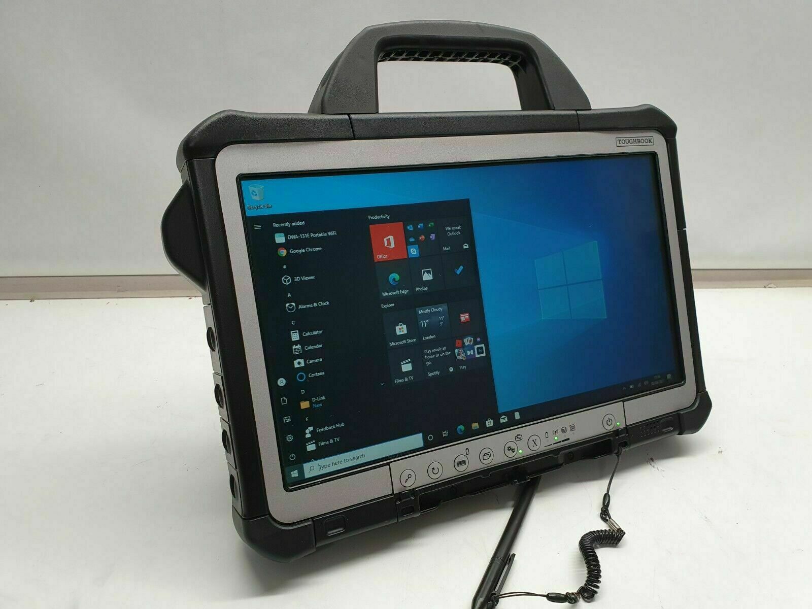 PANASONIC TOUGHBOOK CF-D1 MK3 6TH GEN i5-6300U 2.40GHZ 16GB 512GB SSD TABLET