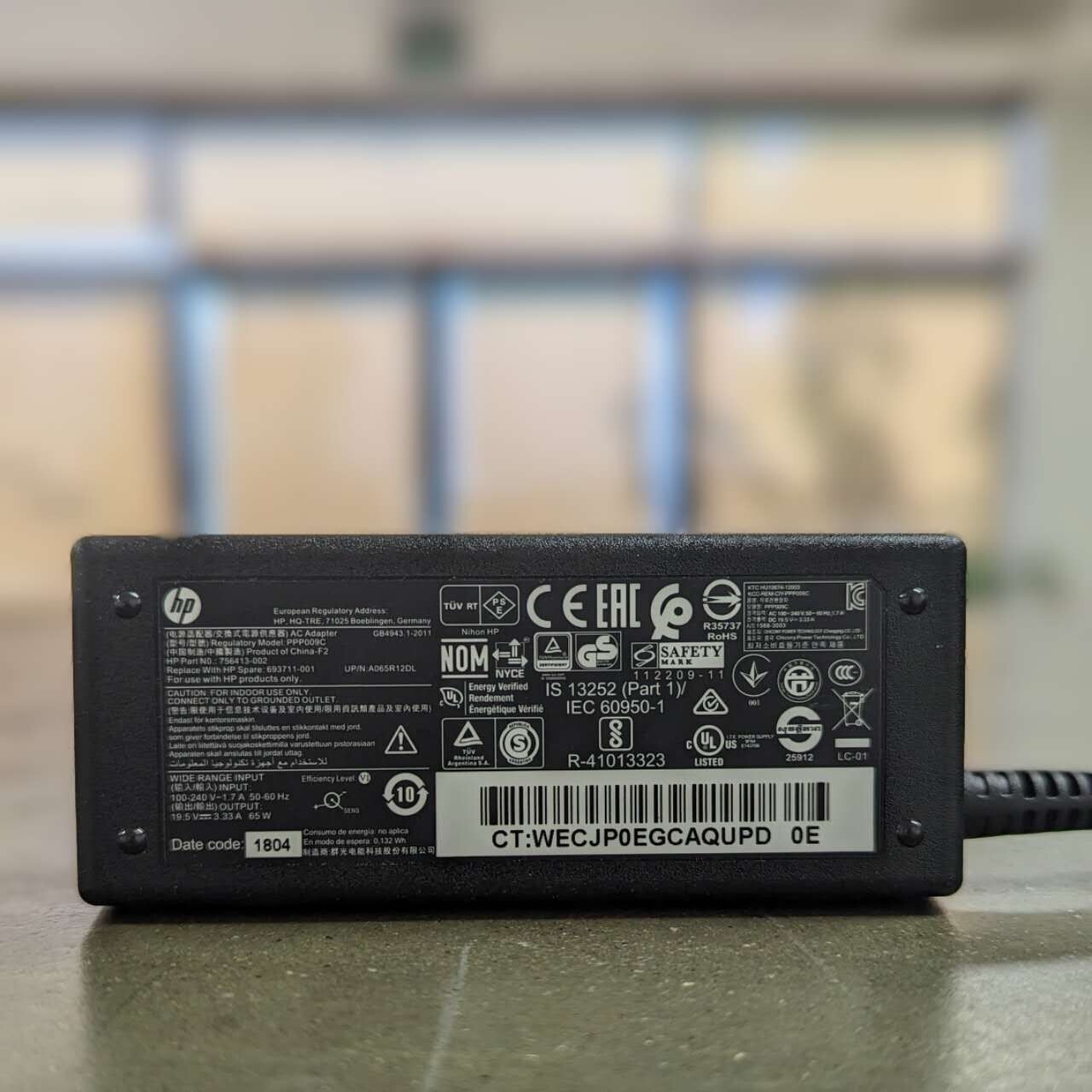 Genuine HP 65W AC Adapter EliteDesk Desktop Mini 705 800 G2 G3 G4 Power Supply