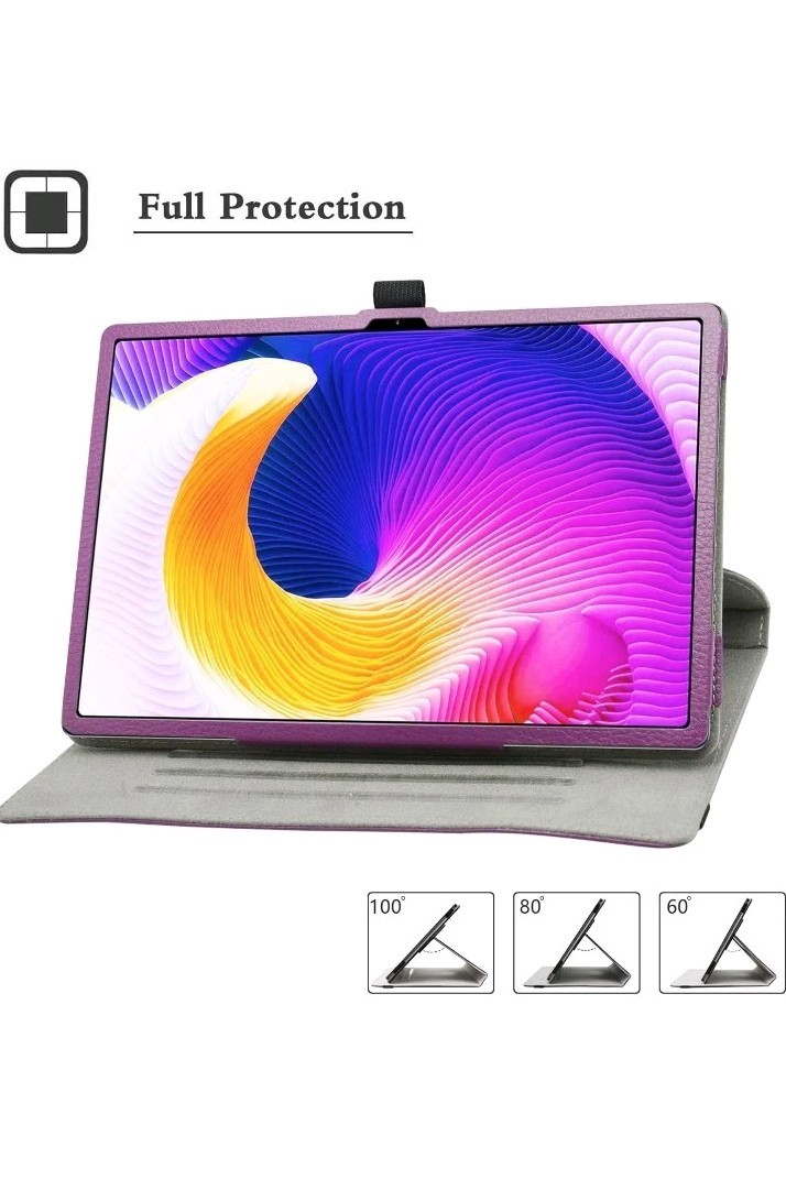 Purple Case for TECLAST T45HD Tablet 10.5 inch Tablet Premium PU Leather