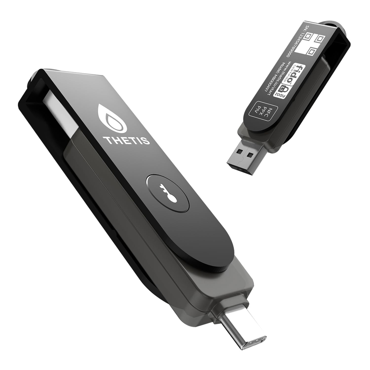 Thetis Pro Fido2 Security Key Passkey Complex Pin Pinplex Hardware Device