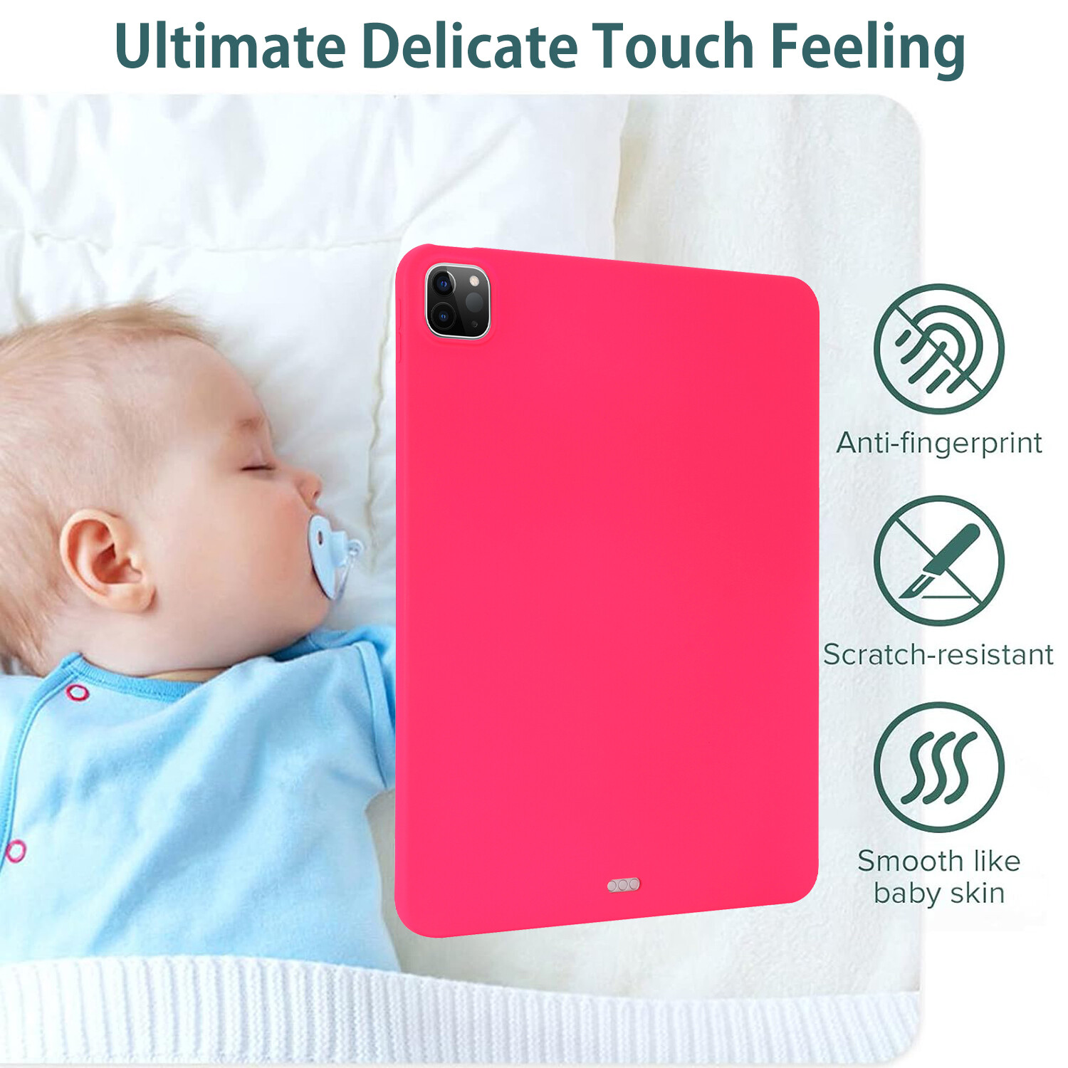 Soft TPU Silicone Case For iPad 10.9 10th 10.2 9th 8th 7th 9.7 6th Pro Air 11-in