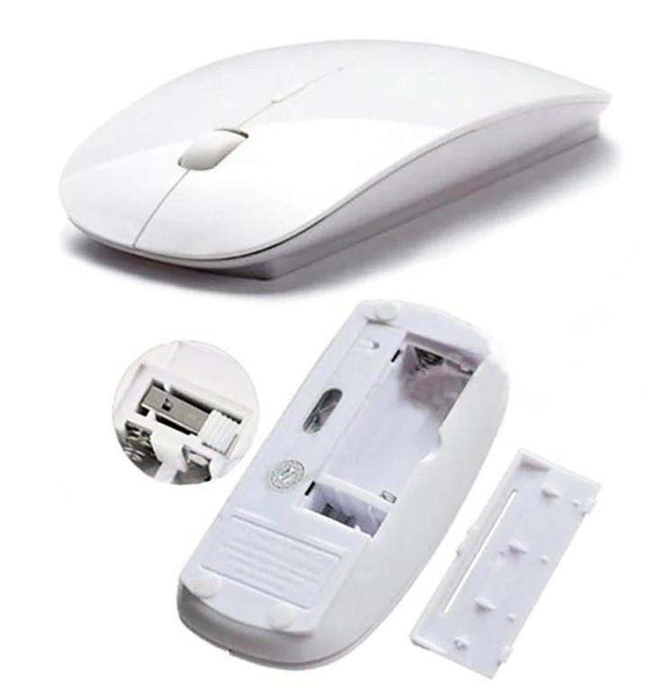 Slim 2.4GHz Optical Wireless Optical Mouse USB Receiver For Laptop PC DELL ACER