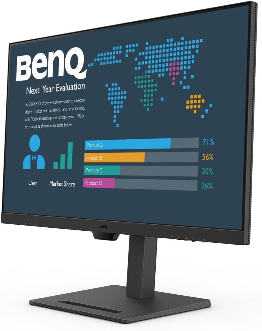 BenQ BL2490 23.8″ FHD 1080p LED Monitor 100Hz 5ms HDMI DisplayPort Anti-glare