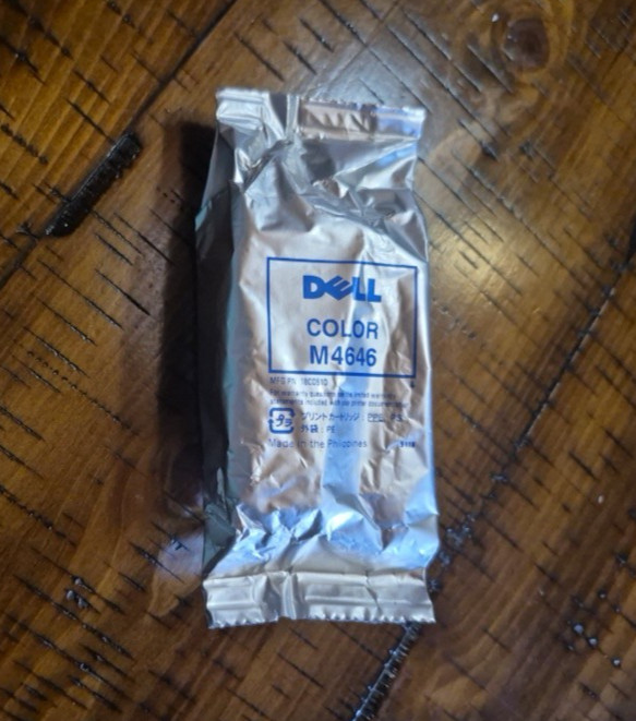 Dell Printer Color Ink M4646 Cartridge DP/N 0M4646 Made in Philippines