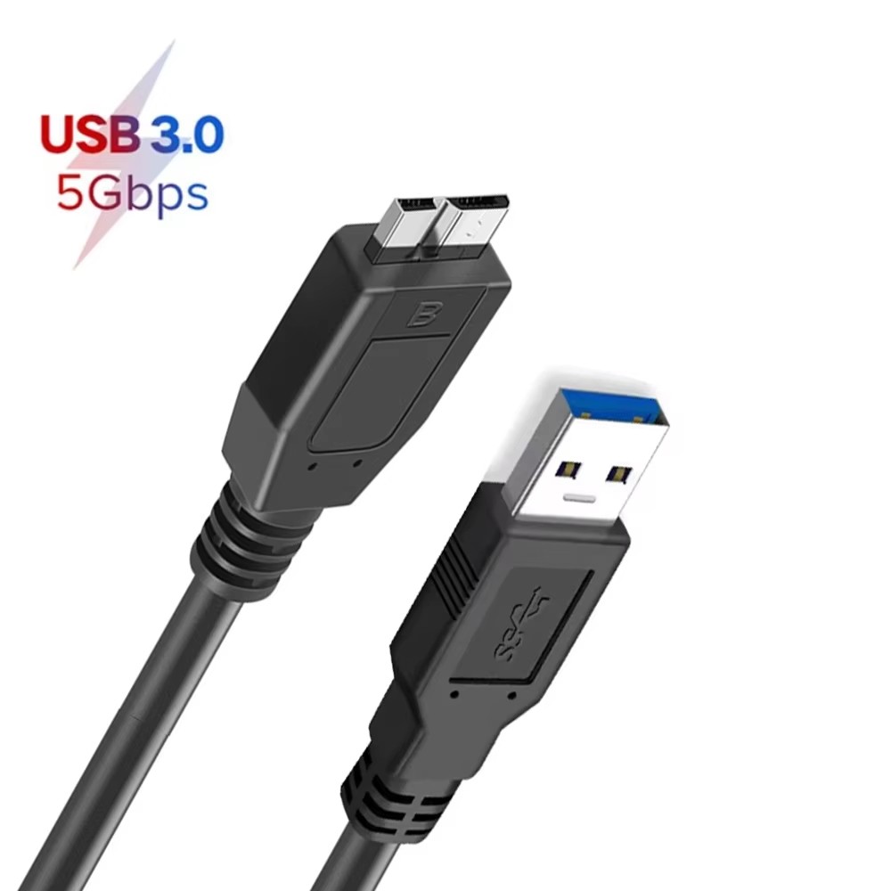 USB 3.0 to Micro-B DataCable 0.45M USB Hard Drive Cord for Hitachi Lacie Seagate