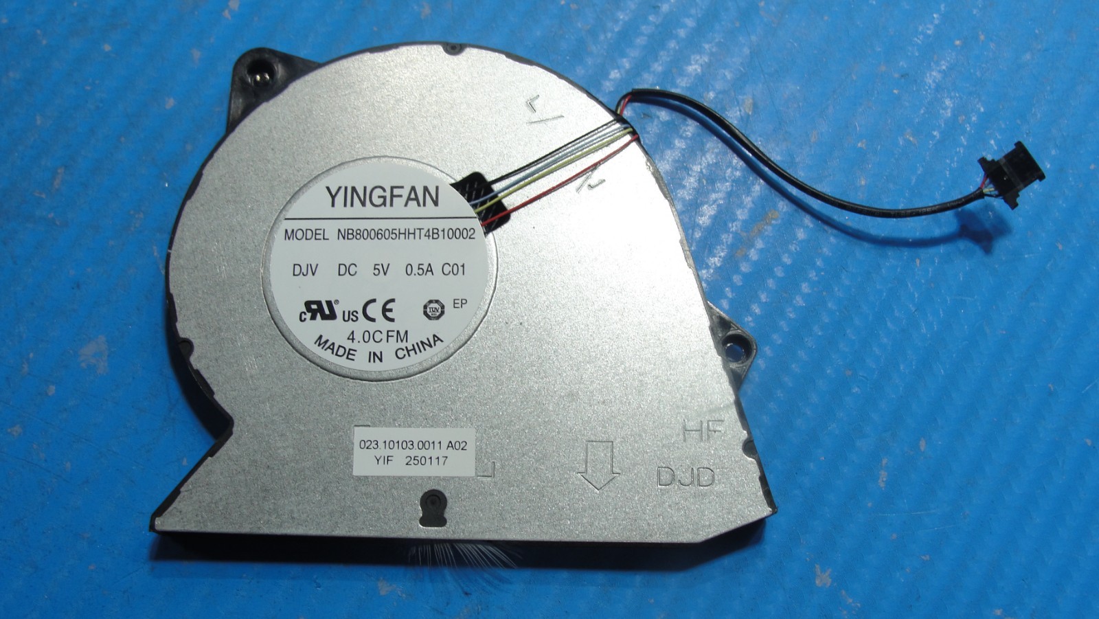 Dell 14” 14 Plus 2-in-1 DB04250 Genuine CPU Cooling Fan KNWJ1 023.10103.0011