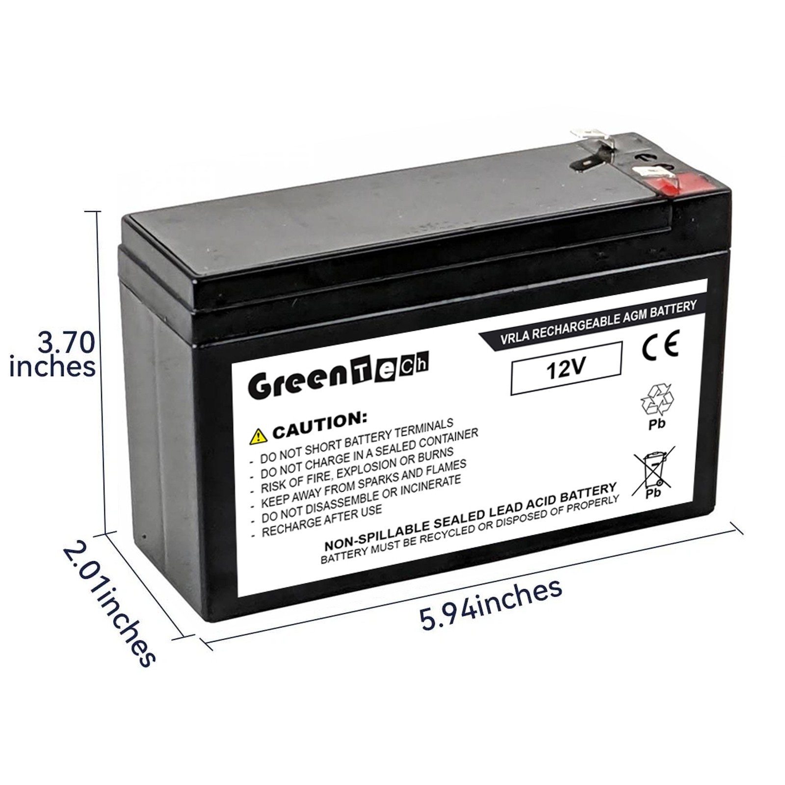 GREENTECH COMPATIBLE APCRBC154 SLA BATTERY FOR BACK-UPS BE600M1, BE670M1, RBC154
