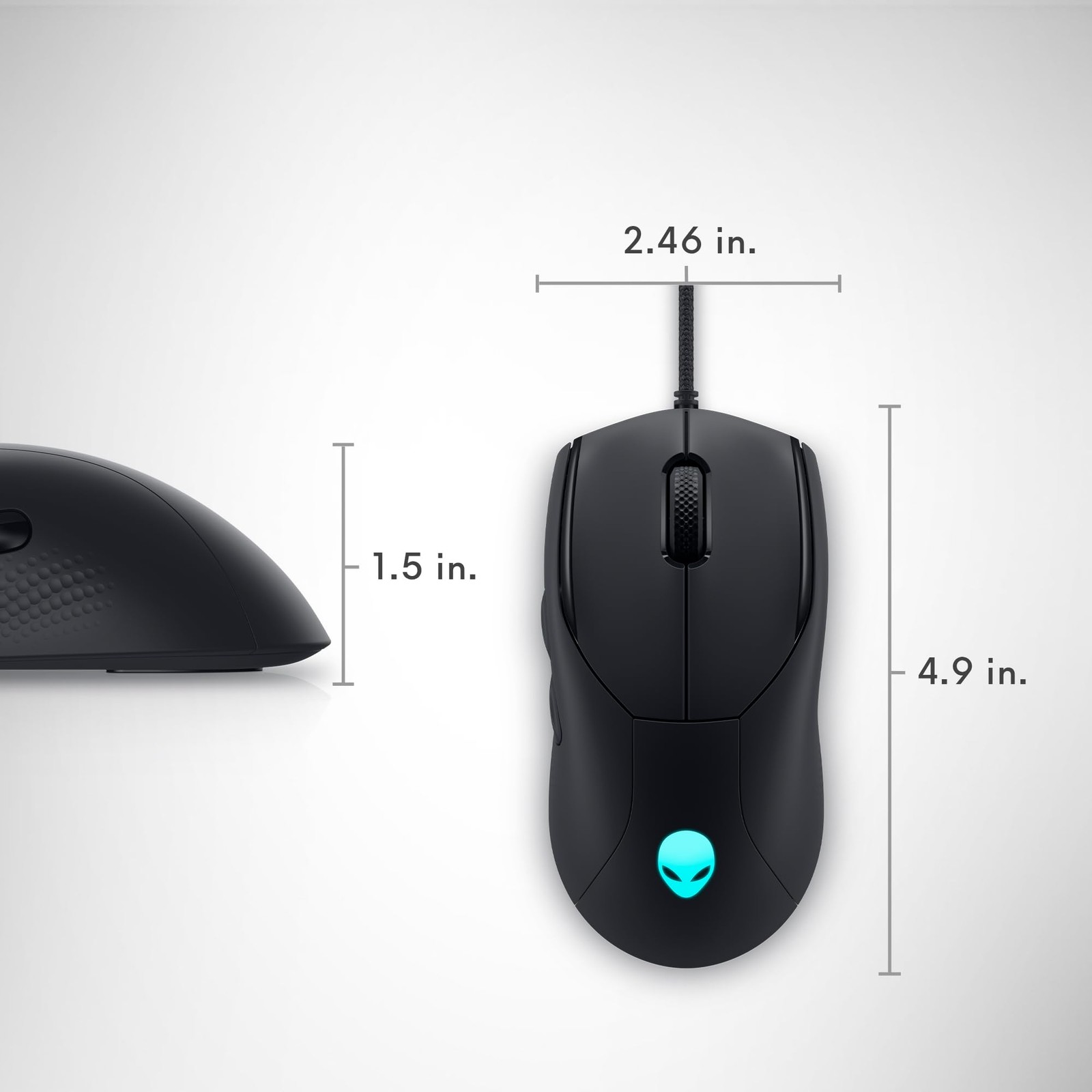 AW720M Tri-Mode Wireless Gaming Mouse -2.4GHz Wireless, Bluetooth 5.1,26,000 DPI