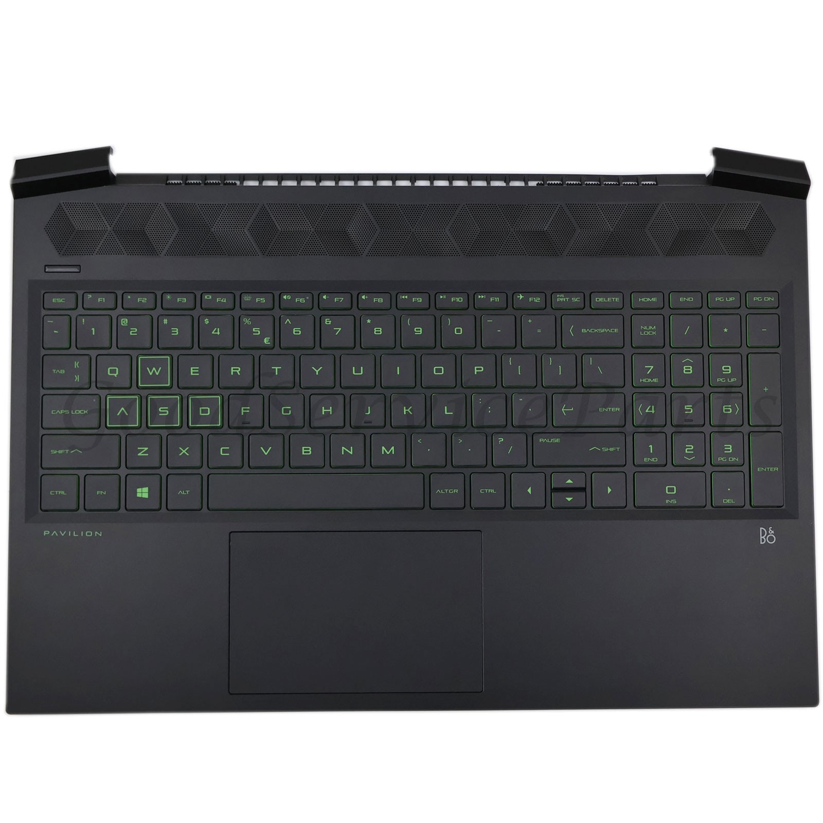 New HP Pavilion Gaming 16-A 16T-A 16-A0035NR Palmrest Keyboard Backlit Black US