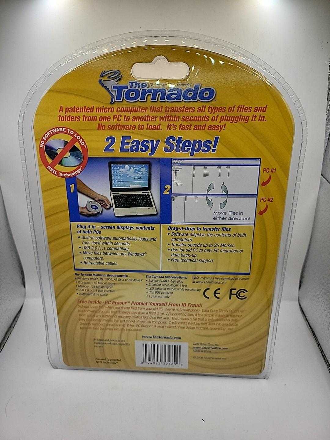 The Tornado PC to PC Data Transfer Device/File Transfer Tool/USB Data Cable