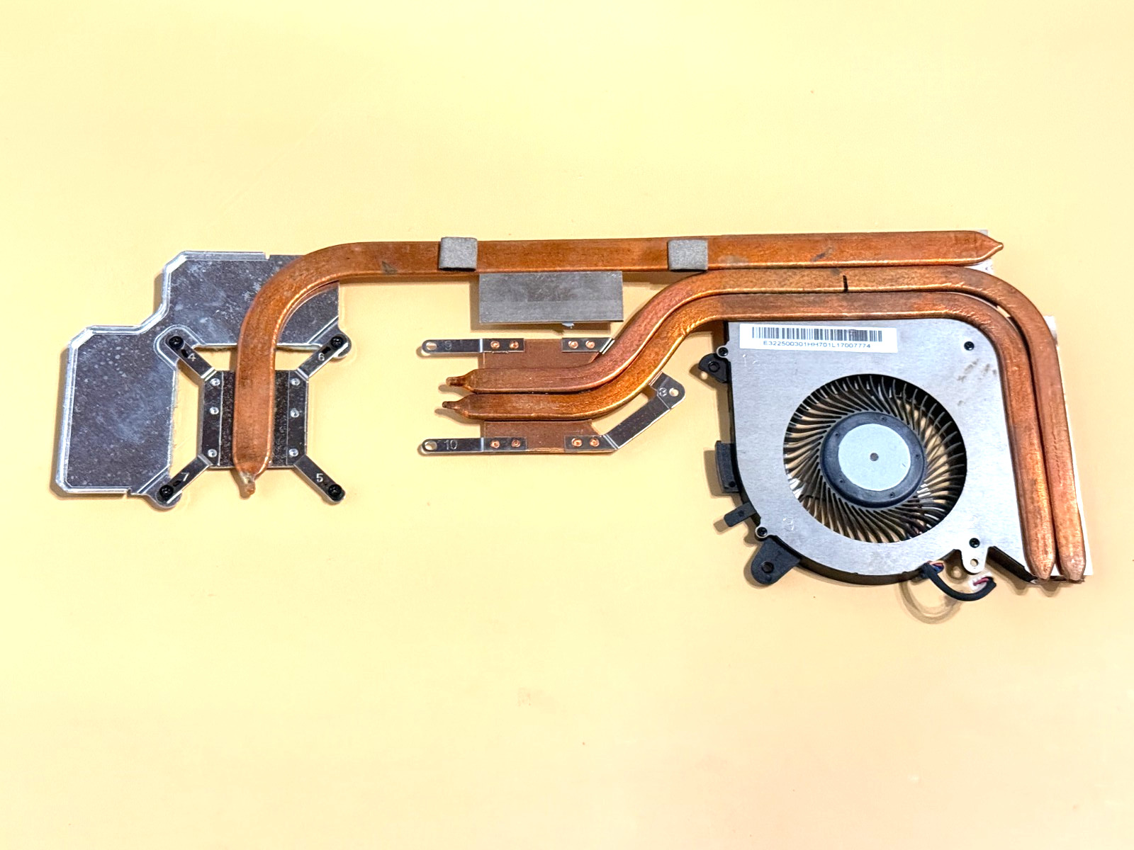 GENUINE MSI GF63 THIN 10SC Heatsink CPU GPU Thermal Cooling Fan – E322500301HH7
