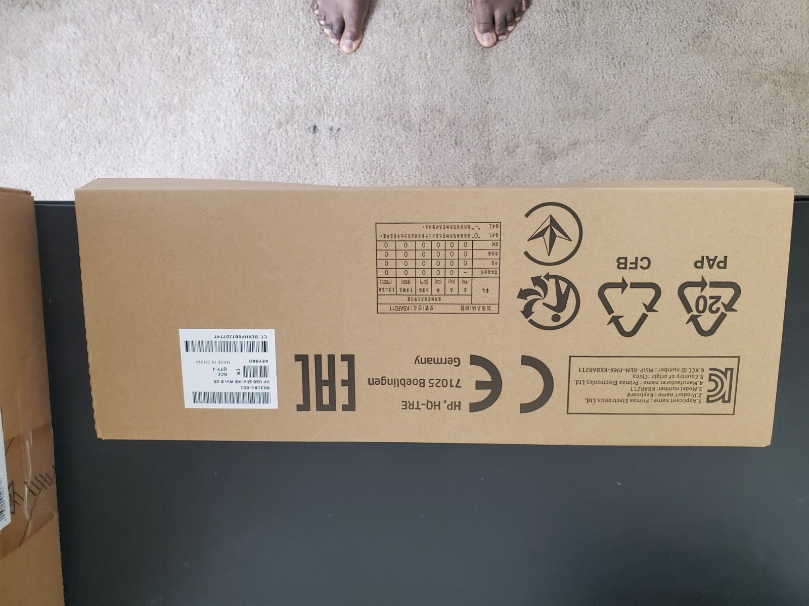 HP Desktop EliteDesk 800 G5 -SFF i7-9700 16GB DDR4 512GB SATA NEW! OPEN BOX