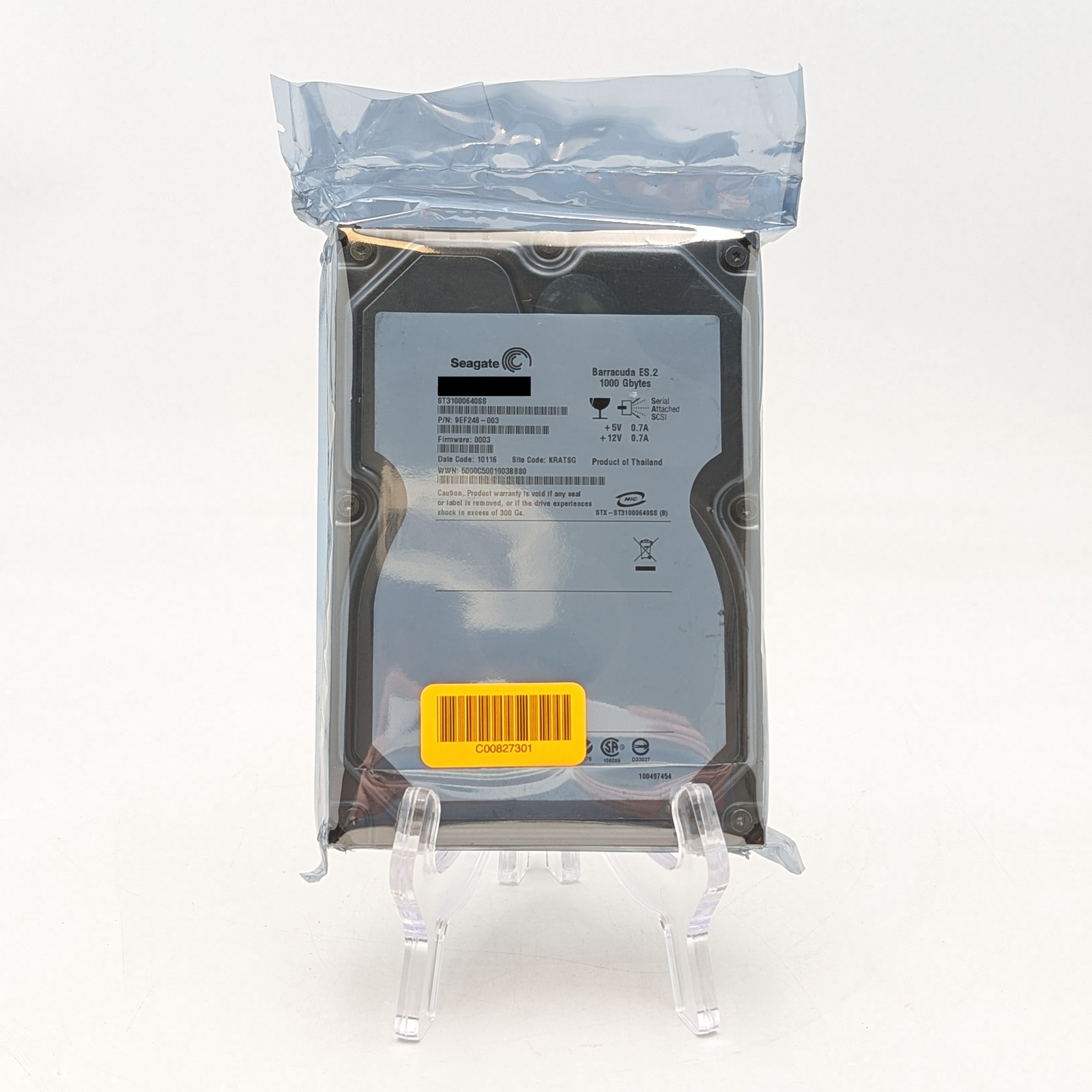 Seagate Barracuda ES.2 Internal Desktop Drive SAS 3Gb/s 3.5″ (ST31000640SS)