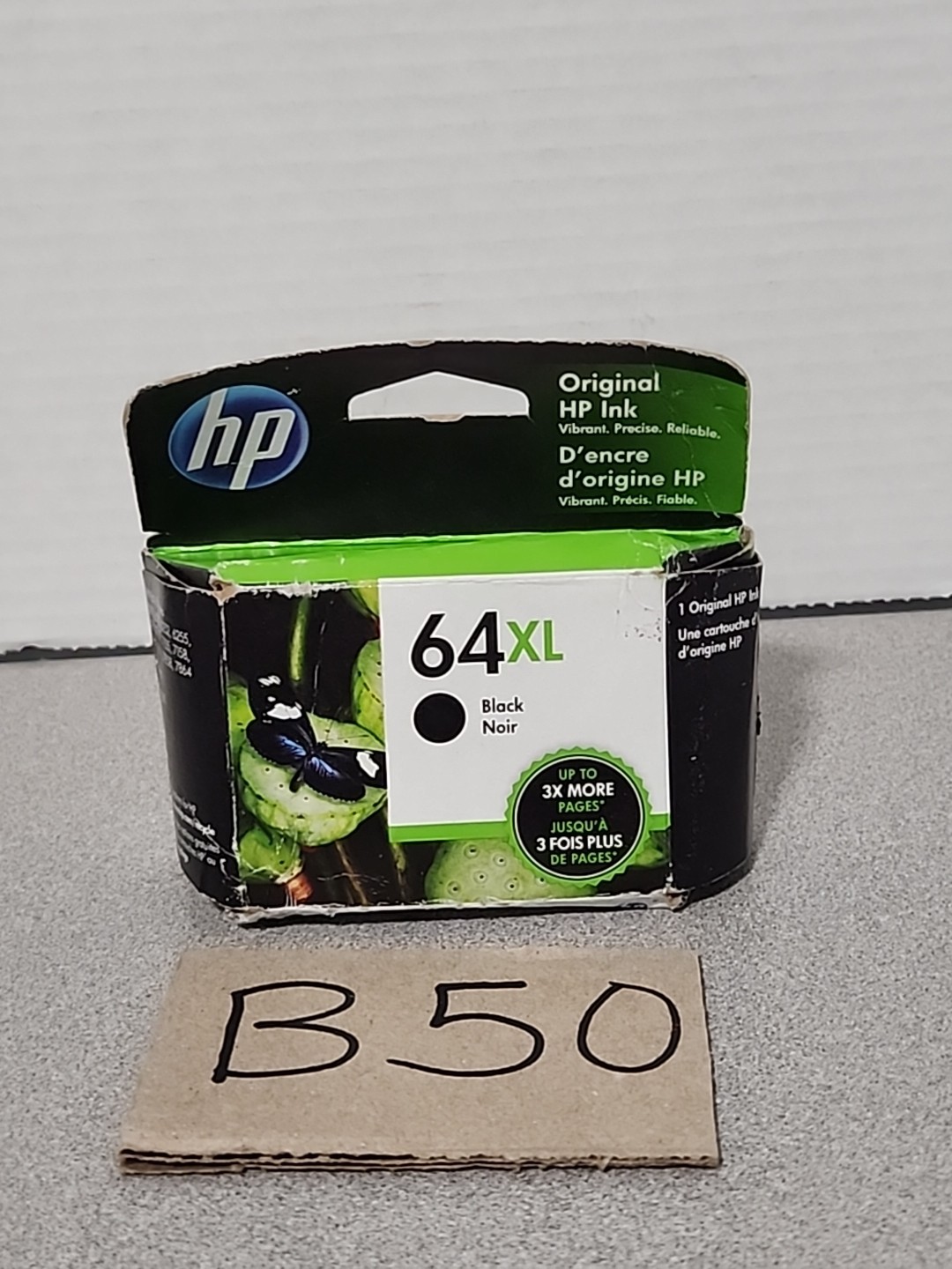 HP Original Ink Cartridge 64XL Black New in Box/Unused) Exp Nov 2022