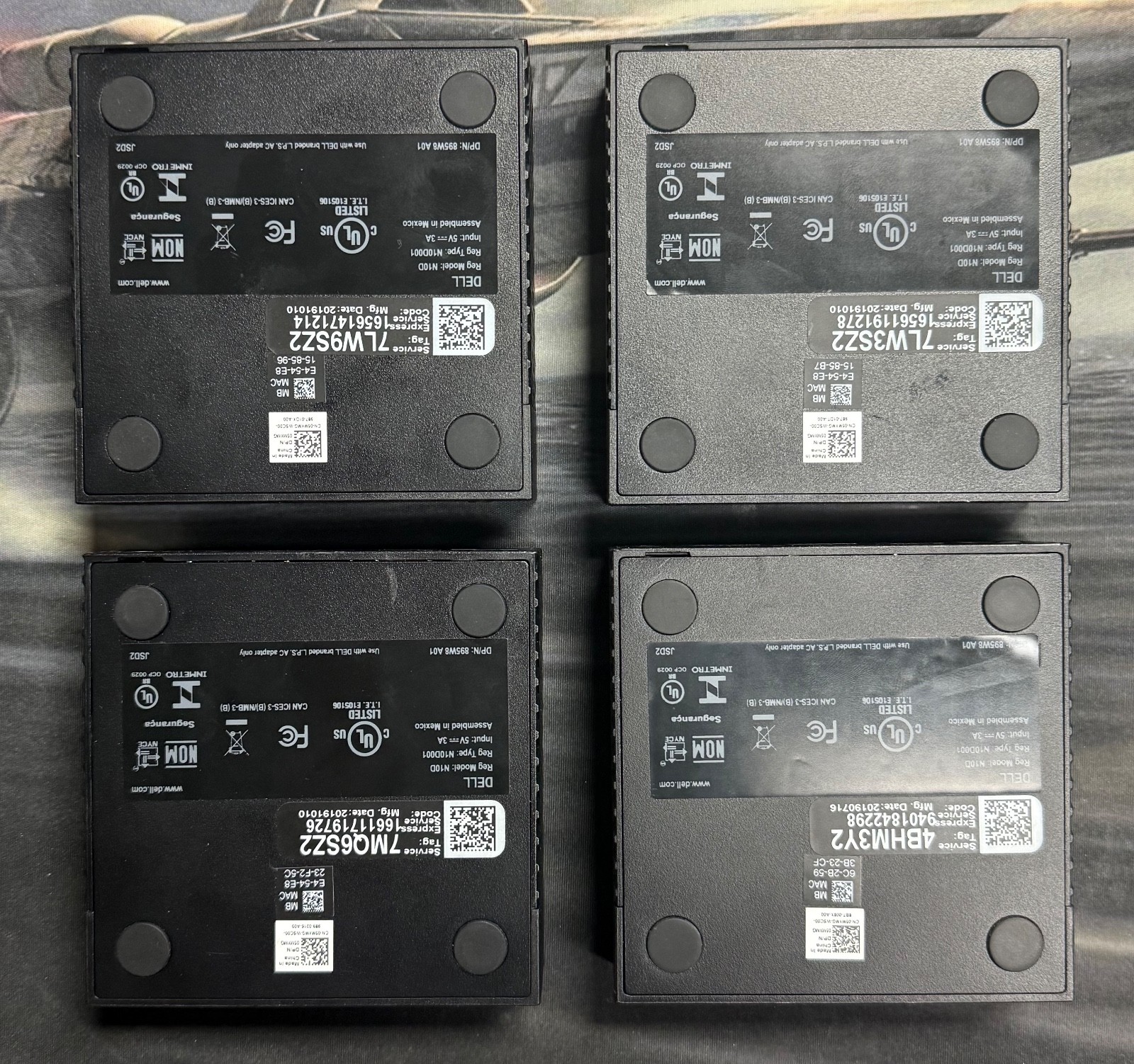 Lot of (4) Dell N10D WYSE 3040 Atom X5 Thin Client 8gb SSD Terminal – Tested
