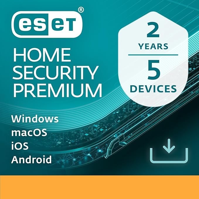 ESET Internet Smart Home Security Premium 2026 5 Device 2 Year 5 Min by Email