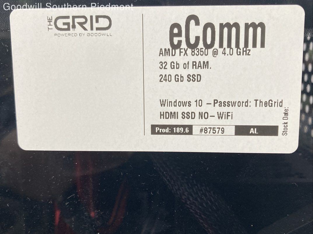 CoolerMaster Case Custom PC AMD FX 8350 4GHz 32Gb RAM 240Gb SSD Desktop – Tested