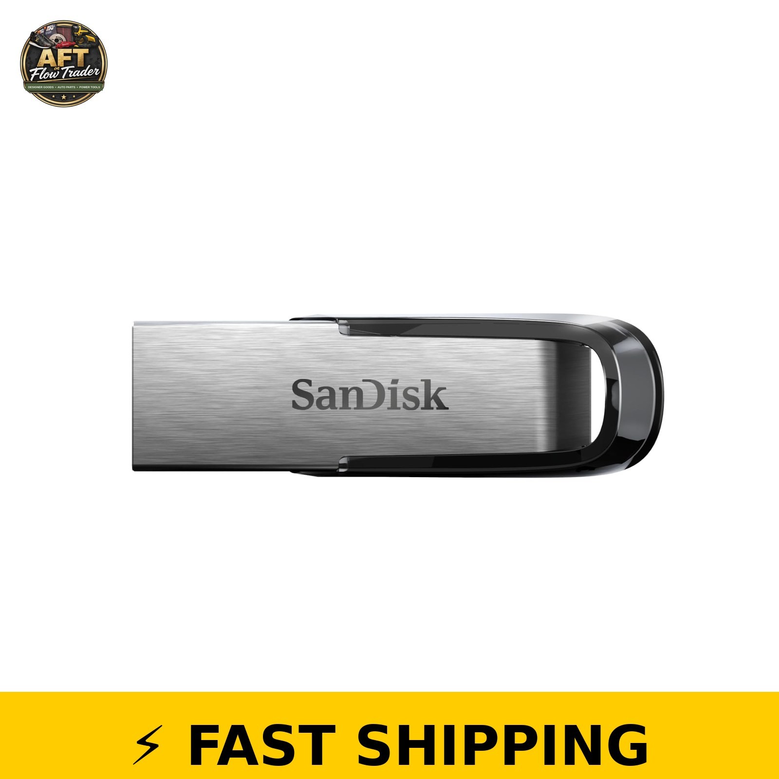 SanDisk 128GB Ultra Flair USB 3.0 Flash Drive – Black