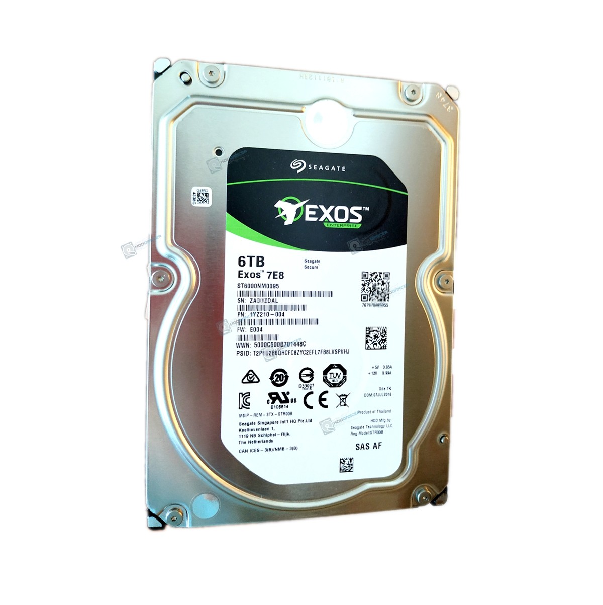 Seagate ST6000NM0095 Exos 7E8 6TB 3.5″ SAS Dual Port 12Gb/s 7200RPM Hard Drive