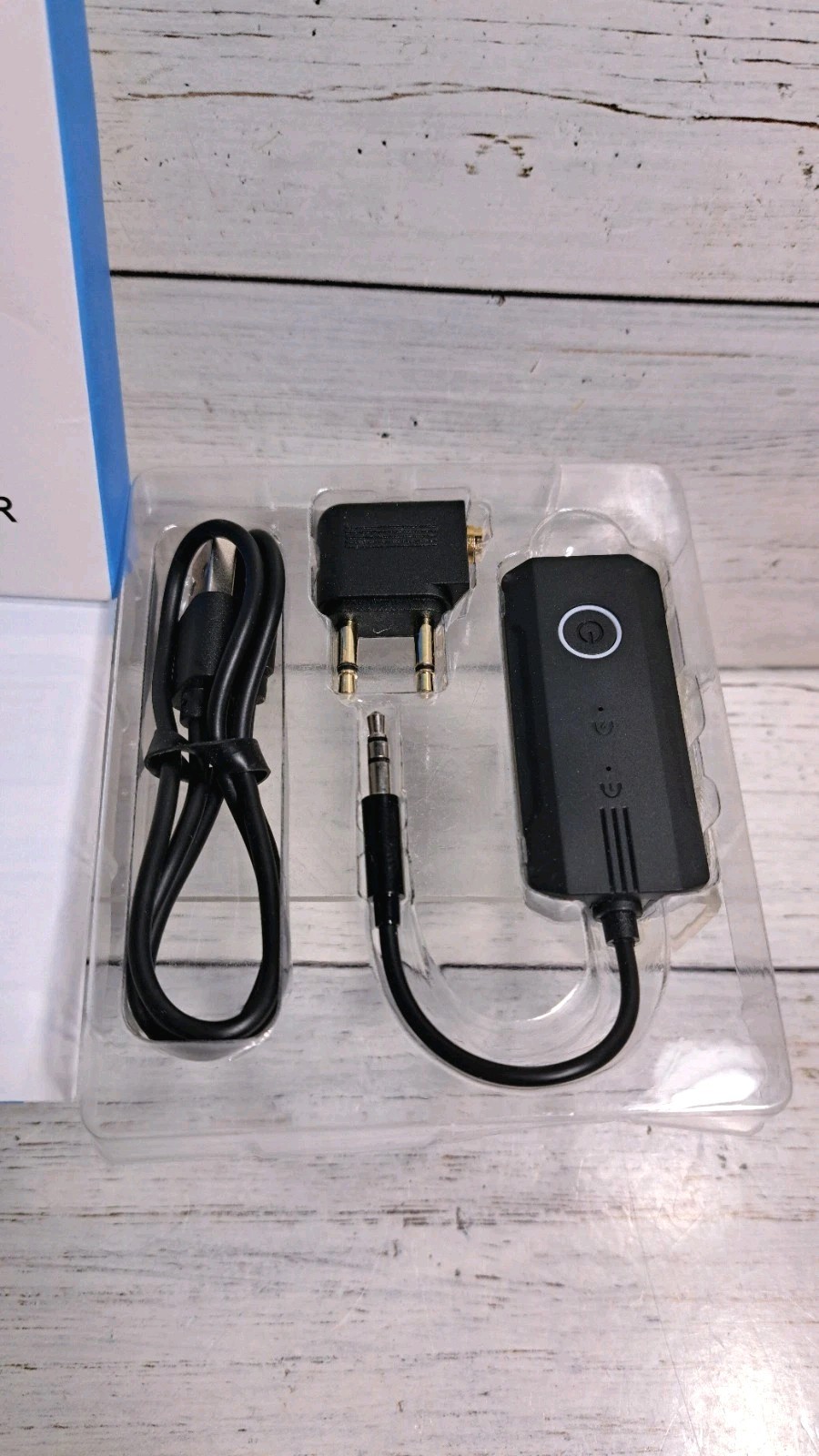 Bluetooth 6.0 Transmitter Receiver, 2-in-1 Airplane Travel Adapter for 2…