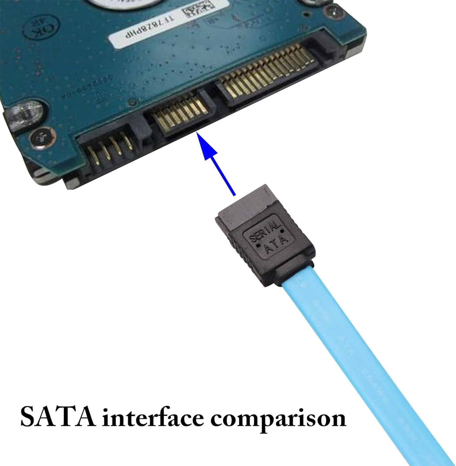zdyCGTime SATA Cable III, 6Gbps 90 Degree Right Angle with Locking Latch 90°