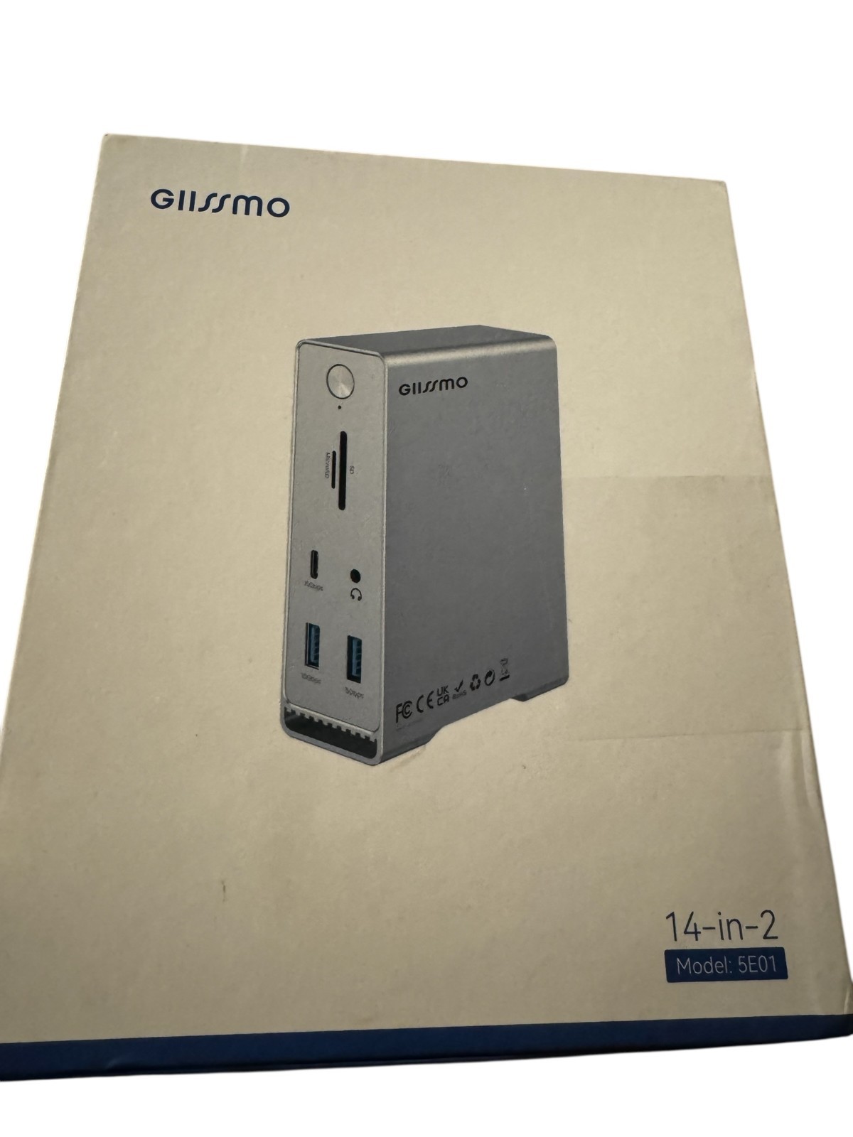 GIISSMO MacBook Pro Docking Station 14-in-2 Dual USB C 5E01