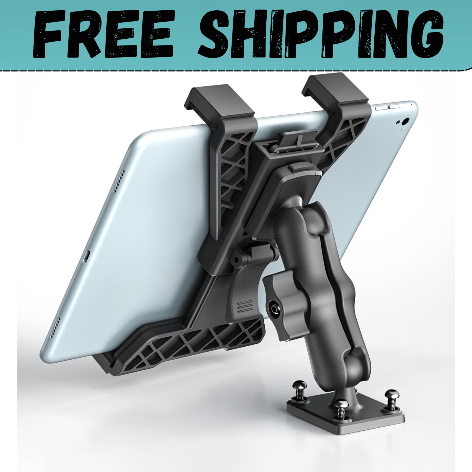 Tablet Holder for Truck Heavy Duty Drill Base Tablet Car Mount for Ipad Mini…