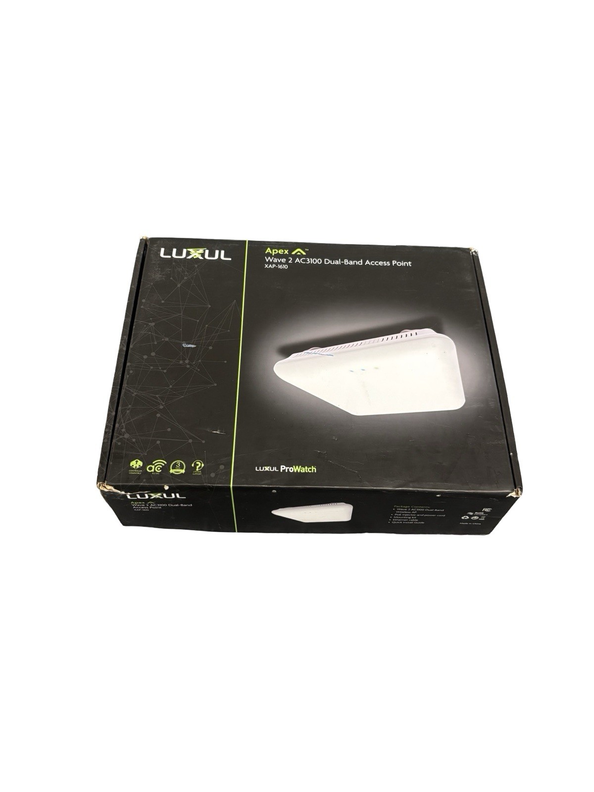Luxul XAP-1610 AC3100 Dual-Band Wireless Access Point Beamforming PoE VLAN
