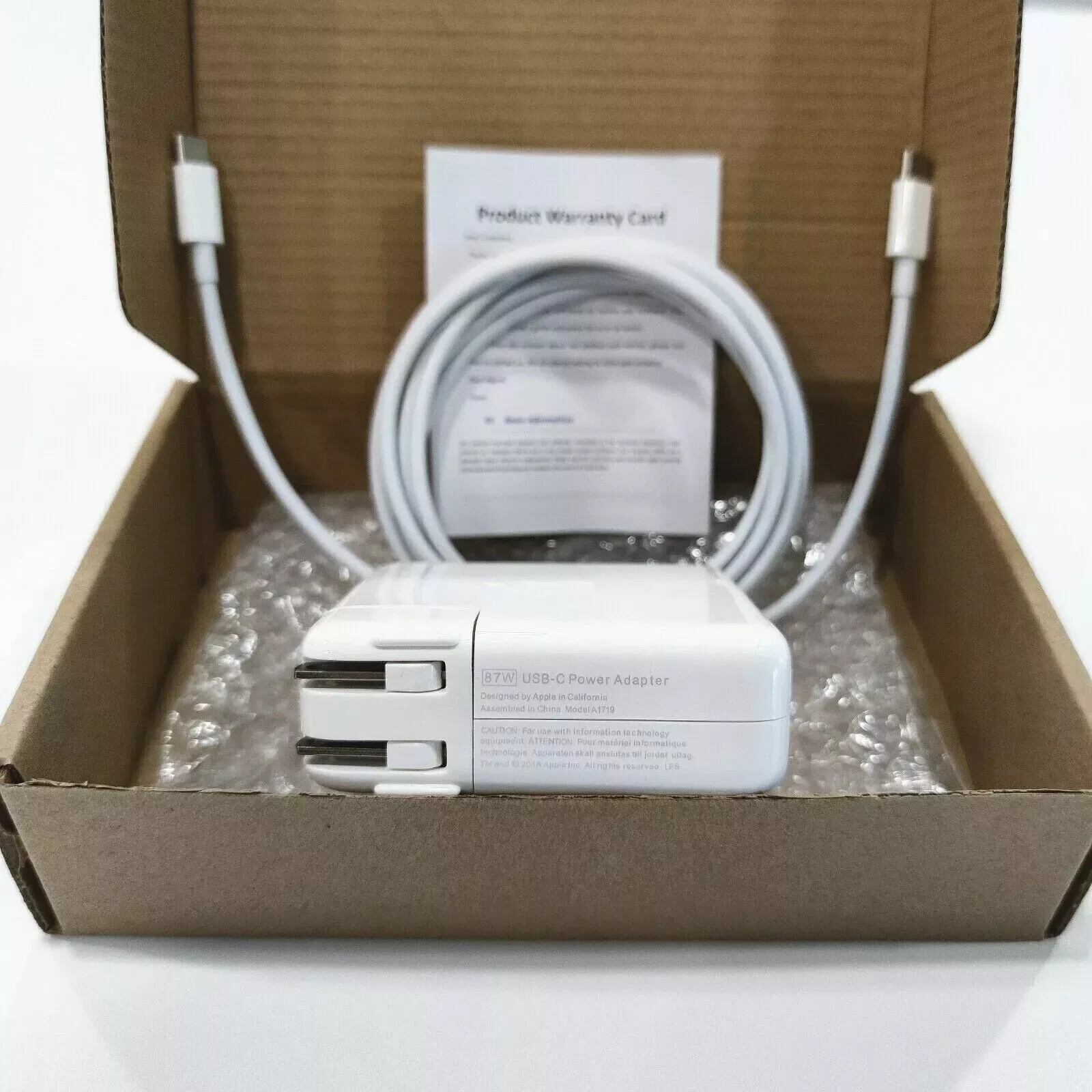 Genuine 87W USB/Type-C Charger For Apple Macbook Pro/ MacBook Air With Cable NEW