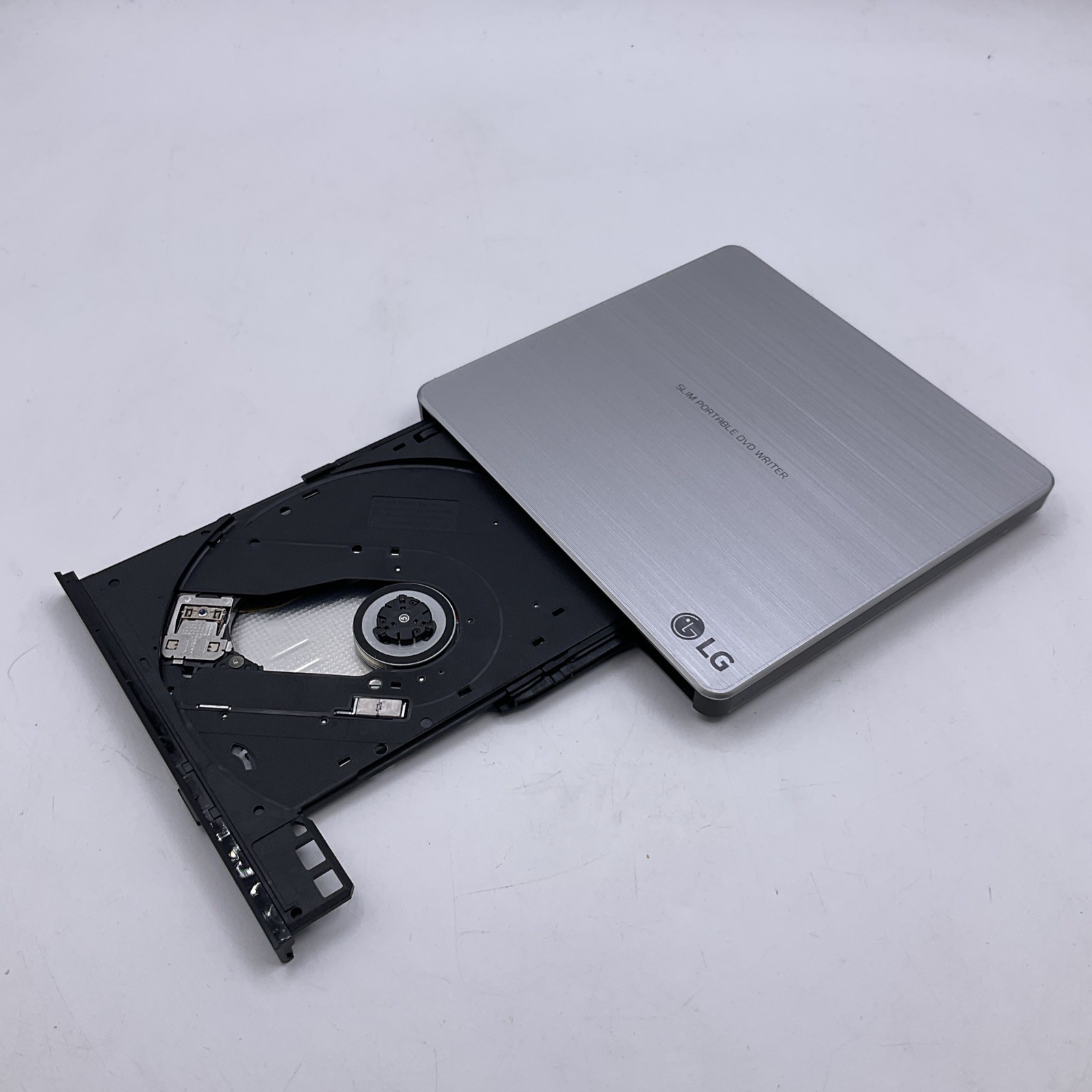 LG GP60NS50 Slim Portable External DVD Writer Drive Silver With Box – AS IS