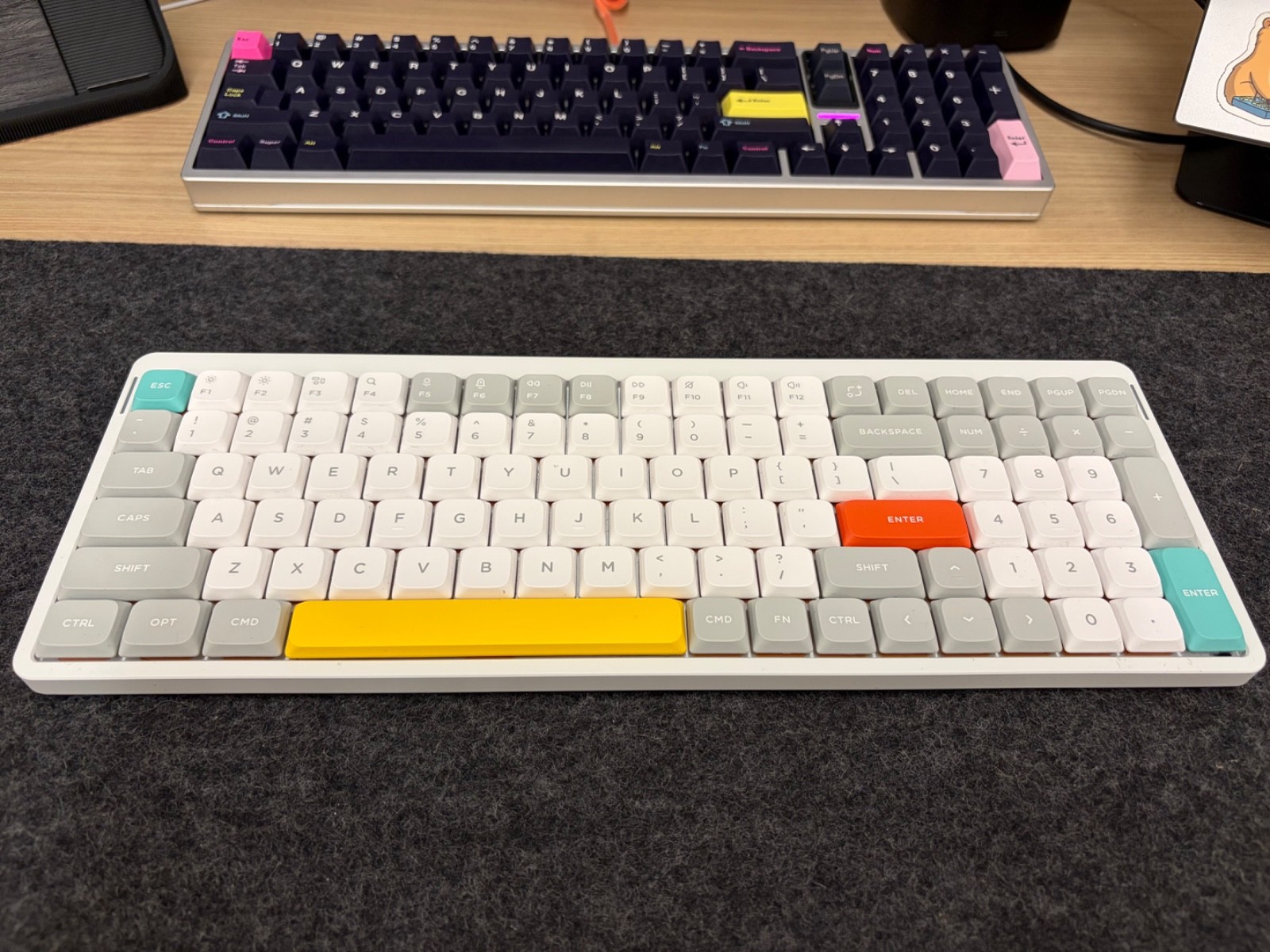 NuPhy Air96 Ultra-Slim Mechanical Keyboard: Low Profile switch, IONIC WHITE