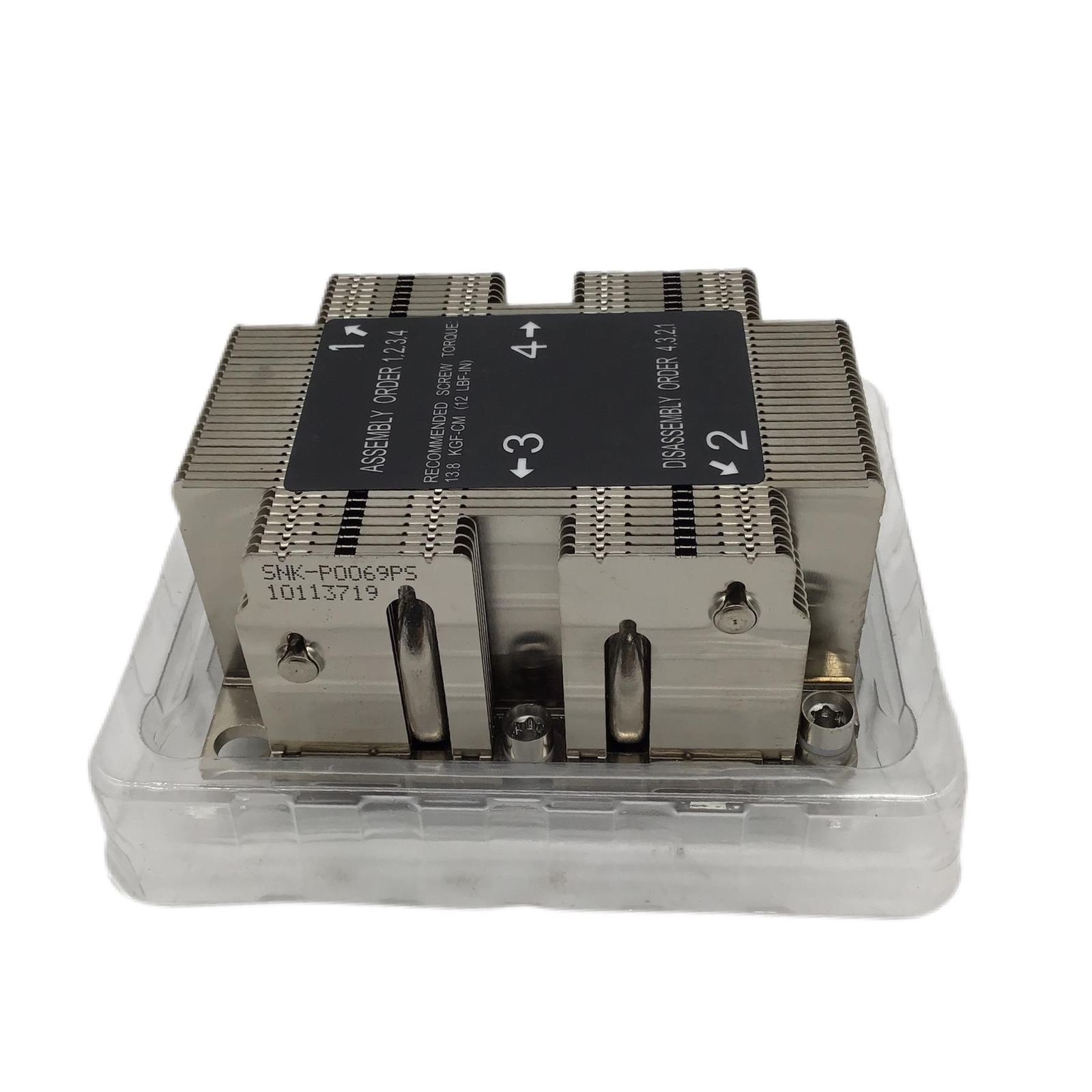 New Supermicro LGA3647-0 1.5U Passive CPU Heatsink for Node Twin Series Servers