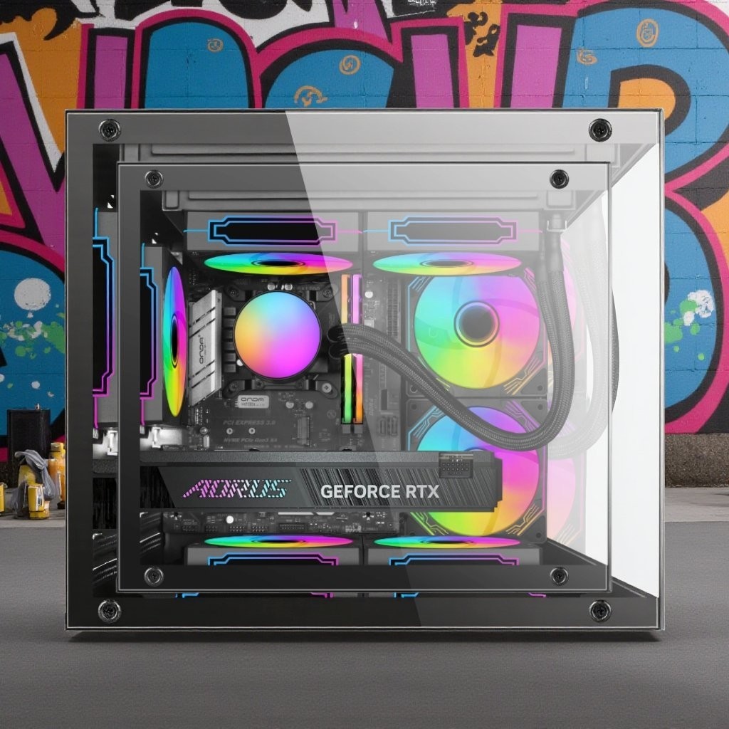 Skytech ARGB Gaming Desktop i7 Computer PC 32GB RAM 1TB SSD RTX 4060 Win11 Wifi6