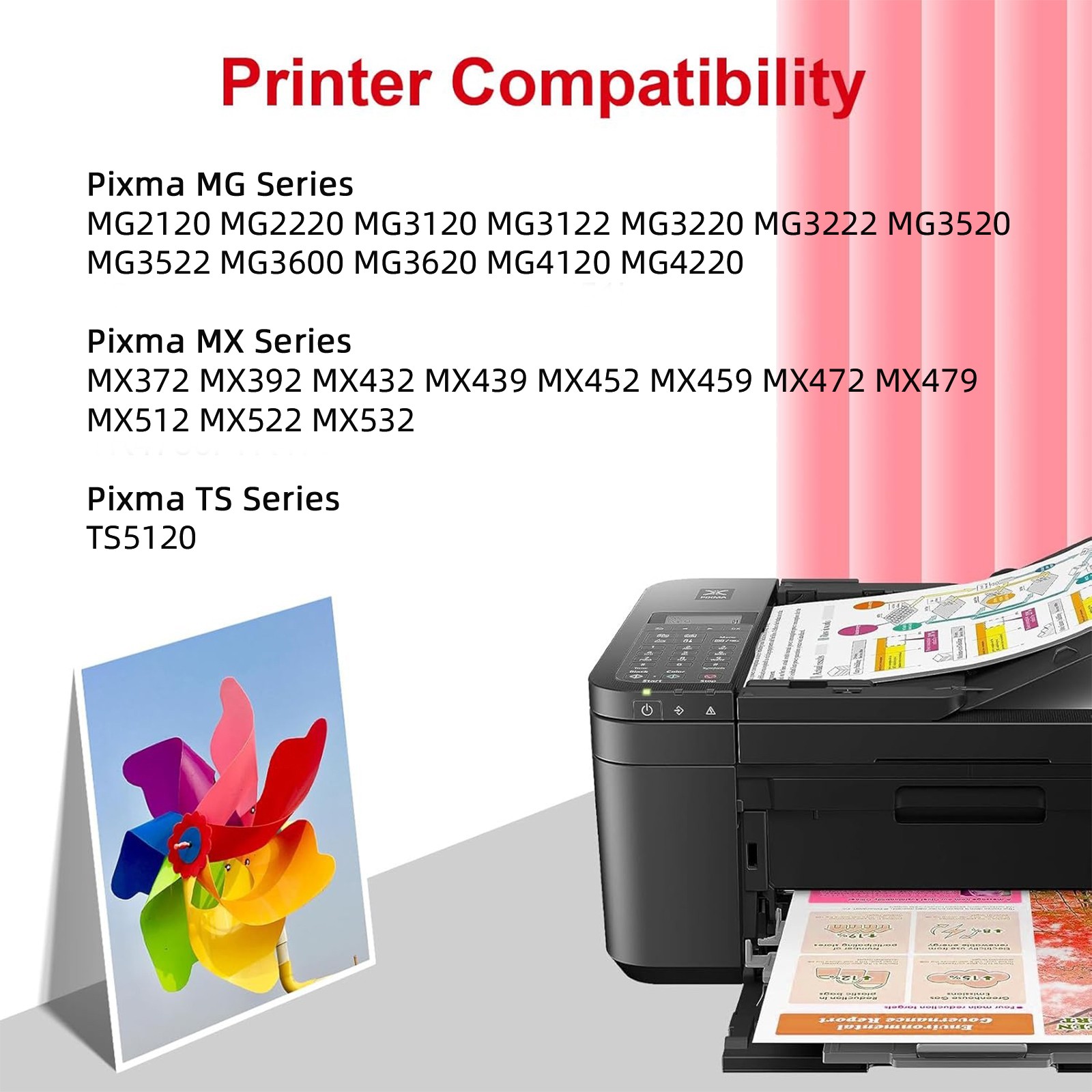 PG-240 XL CL-241 XL Ink Cartridge for Canon PIXMA TS5120 MX479 MG3520 Printer