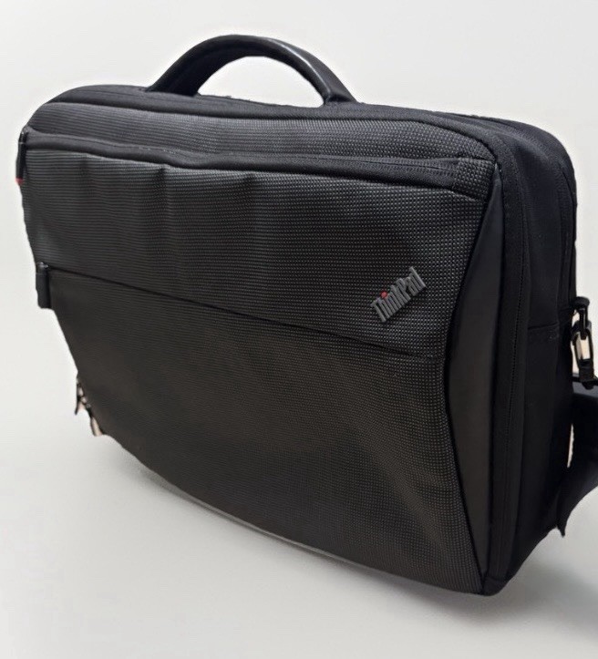 ThinkPad Black Nylon Padded Shoulder Messenger Bag for 15″ Laptop