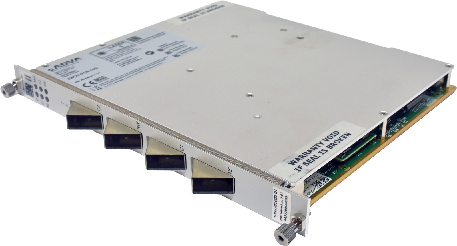 ADVA 2WCC-PCN-10G 1063701000-01 Quad-Port XFP NIC for FSP 3000