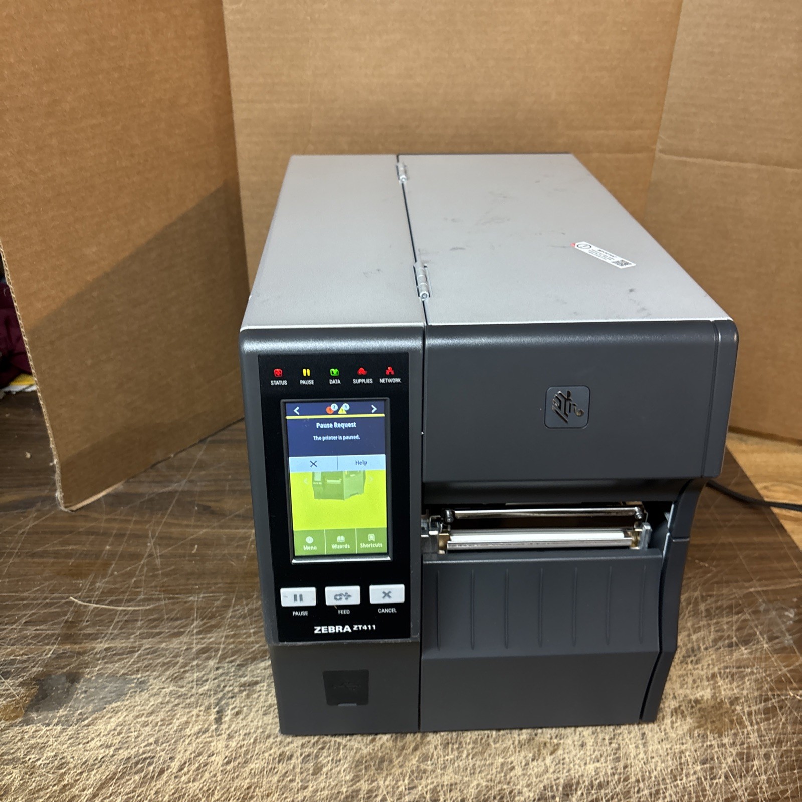 Zebra ZT411 600dpi Thermal Transfer Label Printer ZT41146-T010000Z New Open Box