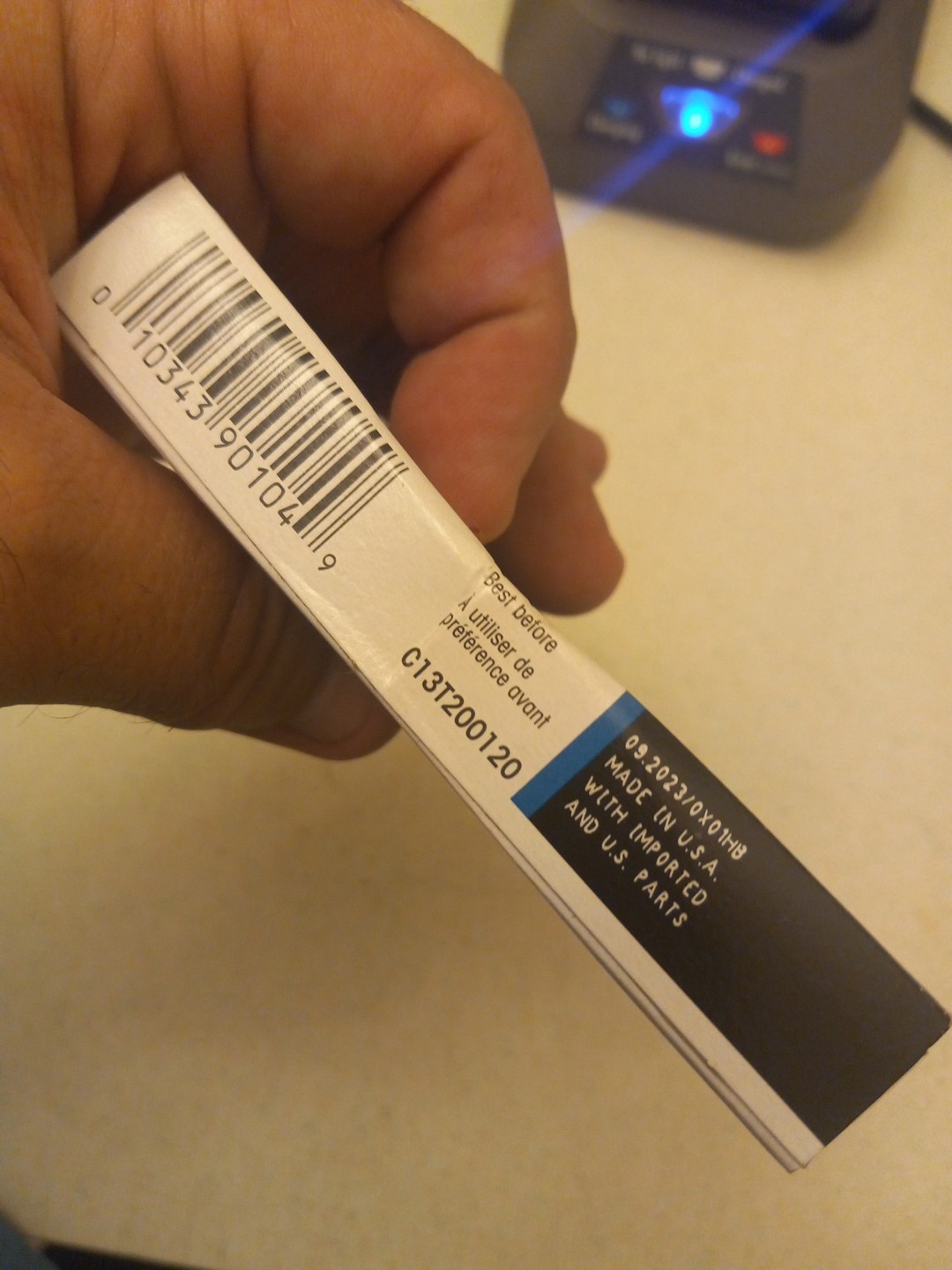 Genuine Epson 200 Black Ink Cartridge Exp 9/2023
