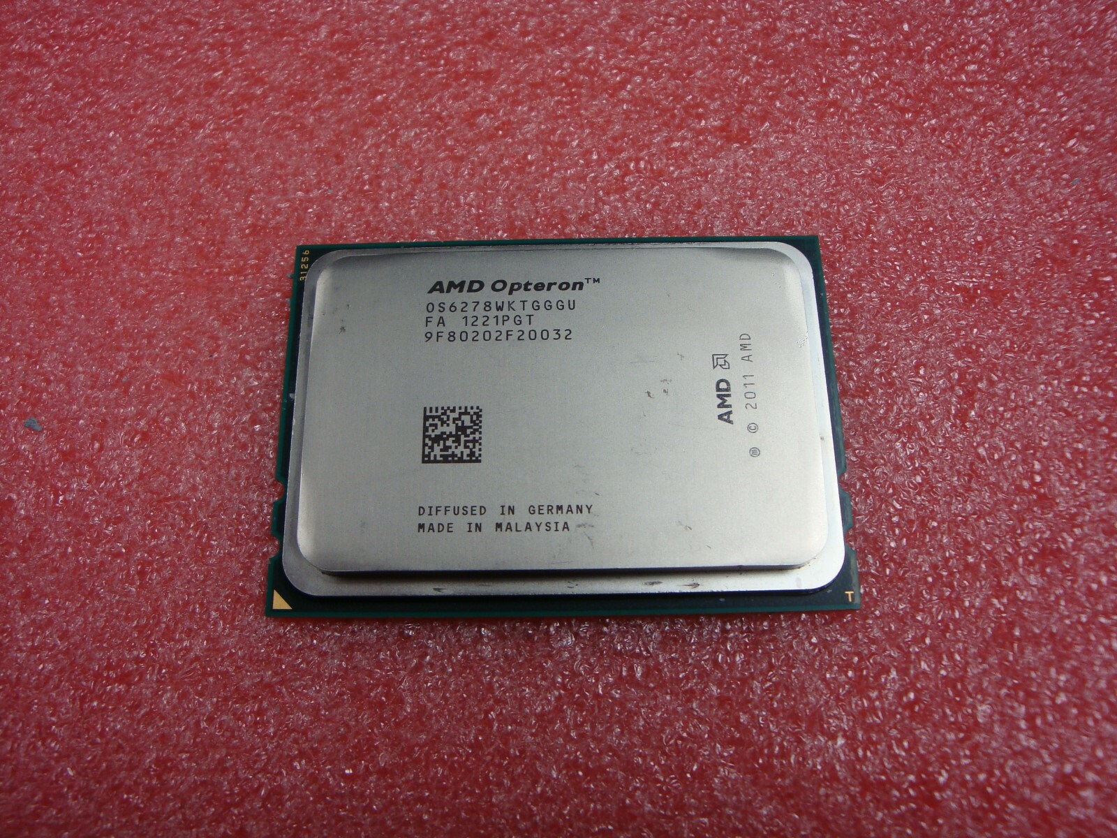 AMD OPTERON 6278 16 CORE PROCESSOR 2.40GHZ 16MB L3 CACHE CPU OS6278WKTGGGU