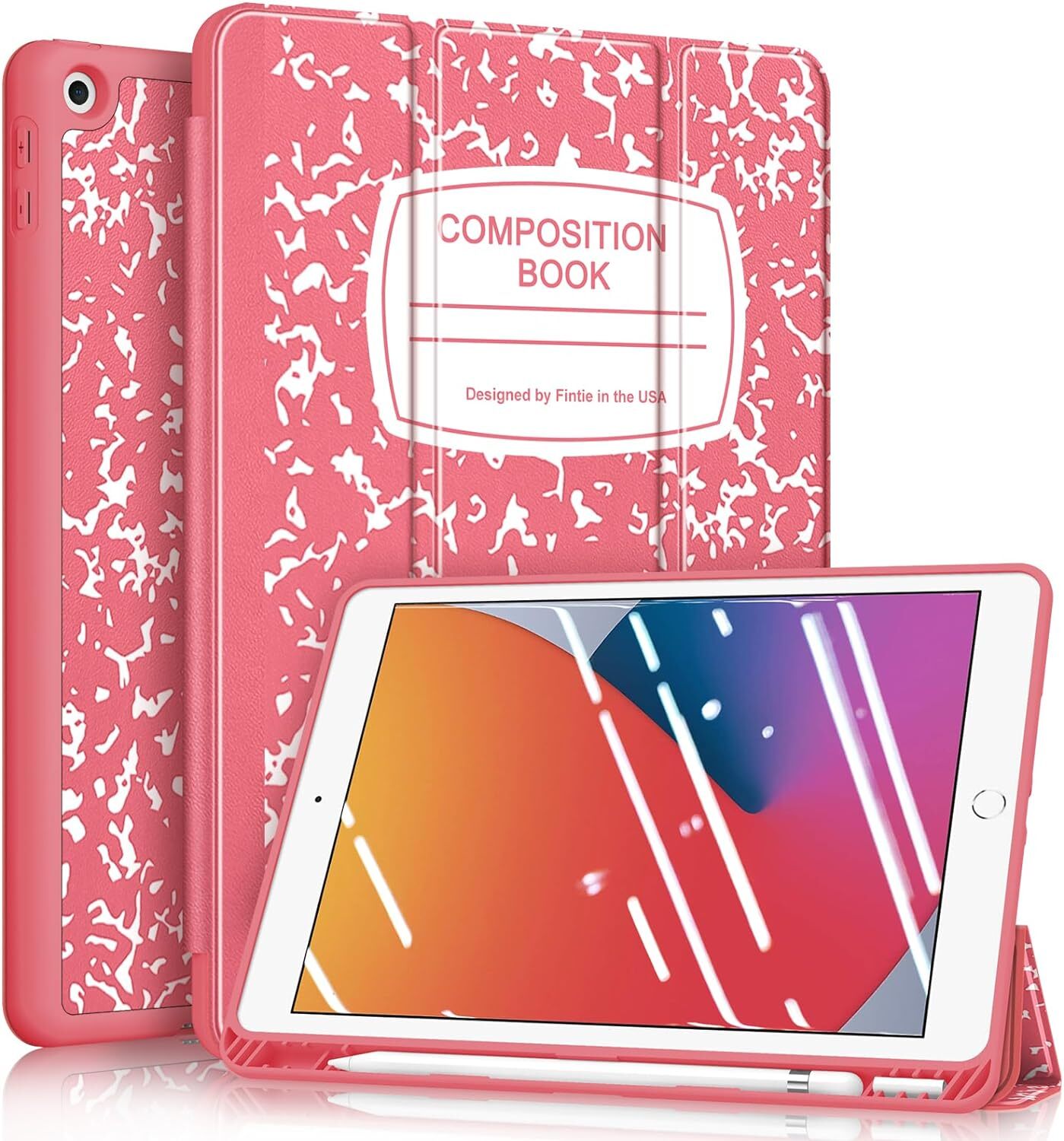 Slim Case for iPad 9th/8th/7th Gen 10.2″ Protective Stand Soft TPU Back Cover