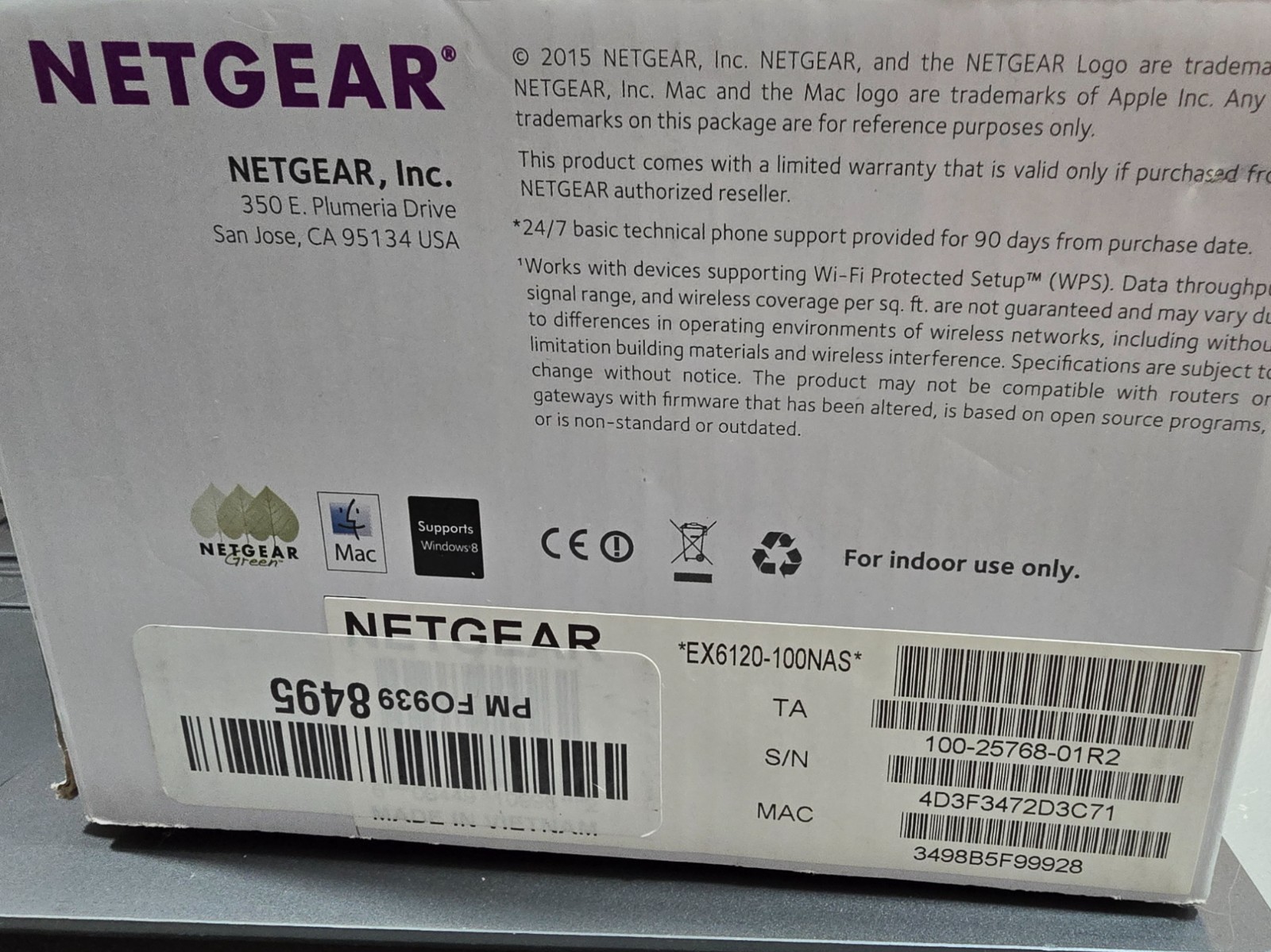 NETGEAR AC1200 Wi-Fi Range Extender – EX6120