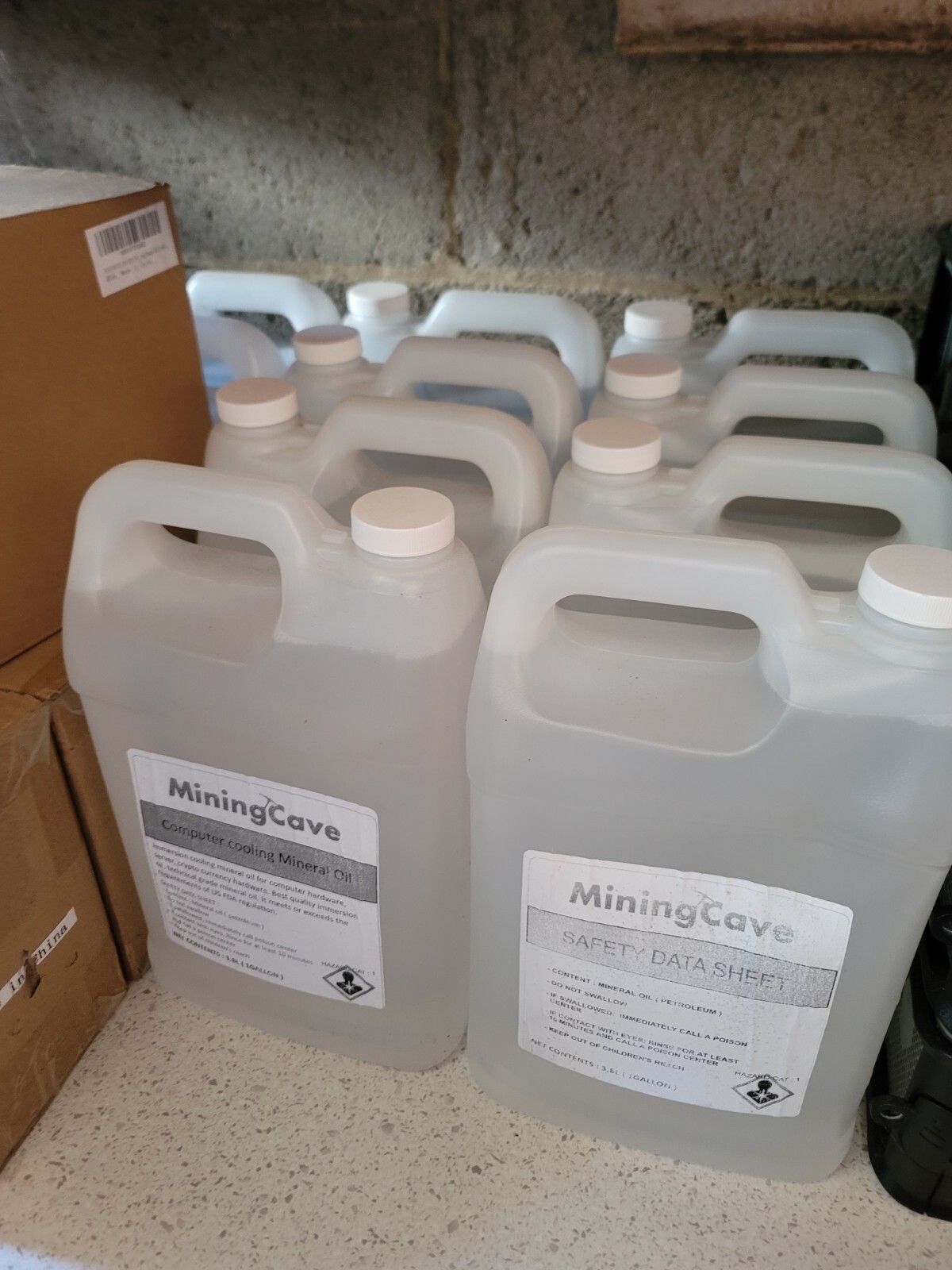 Mining Cave Cooling Formula For Miners & Gamer (1 Gallon)