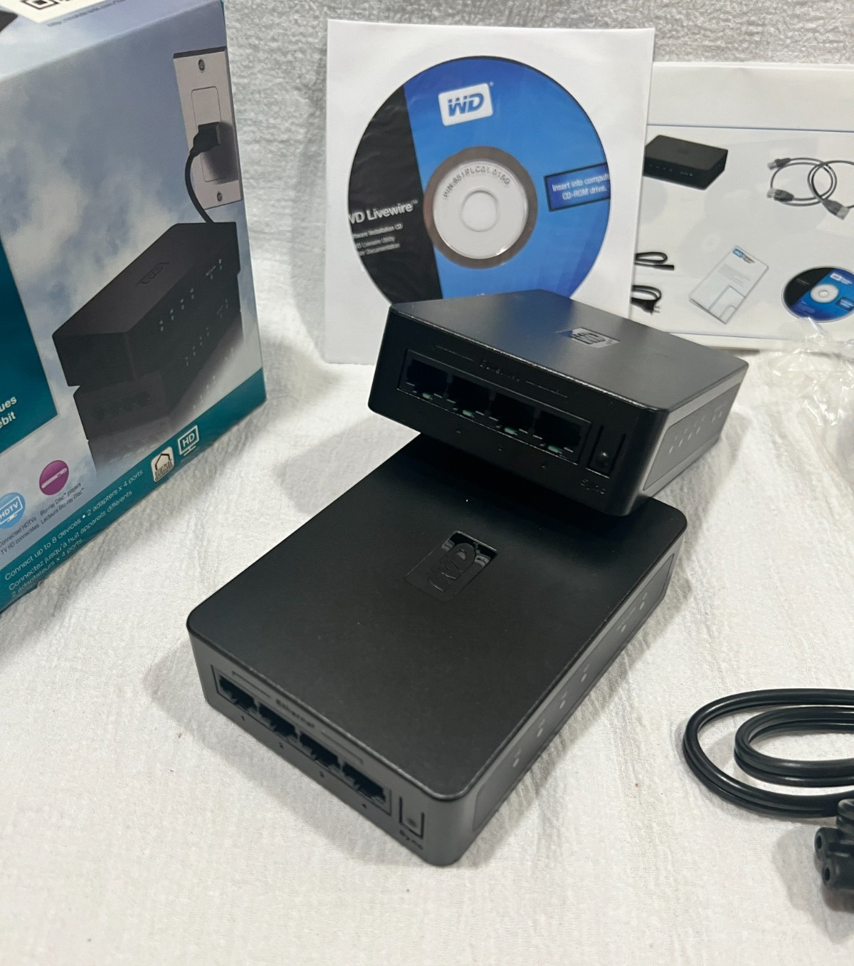 Internet Extension WD Livewire Powerline AV Network Kit 200Mb/s