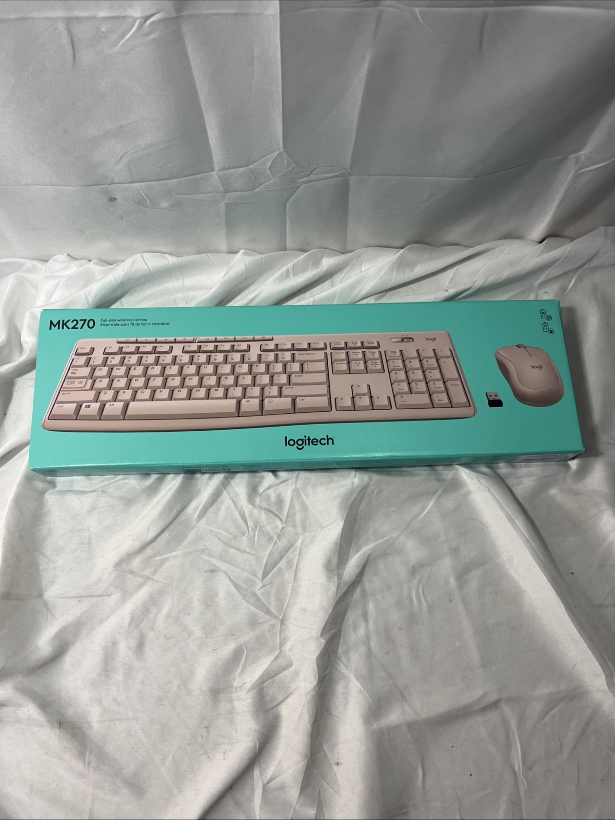 MK270 Wireless Keyboard and Mouse Combo for Windows 2.4 GHz Wireless Compact