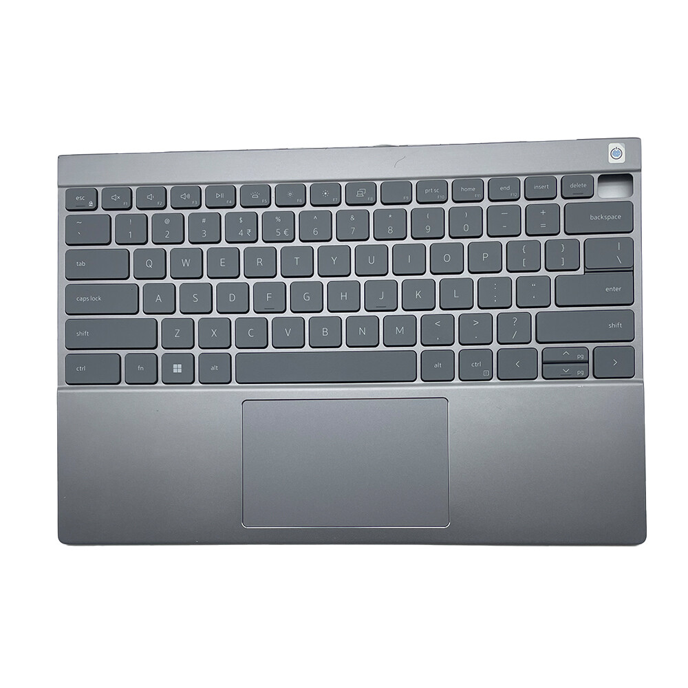 98% New Gray Palmrest w/ Backlit Keyboard For Dell Inspiron 5000 5310 0WGFFX US