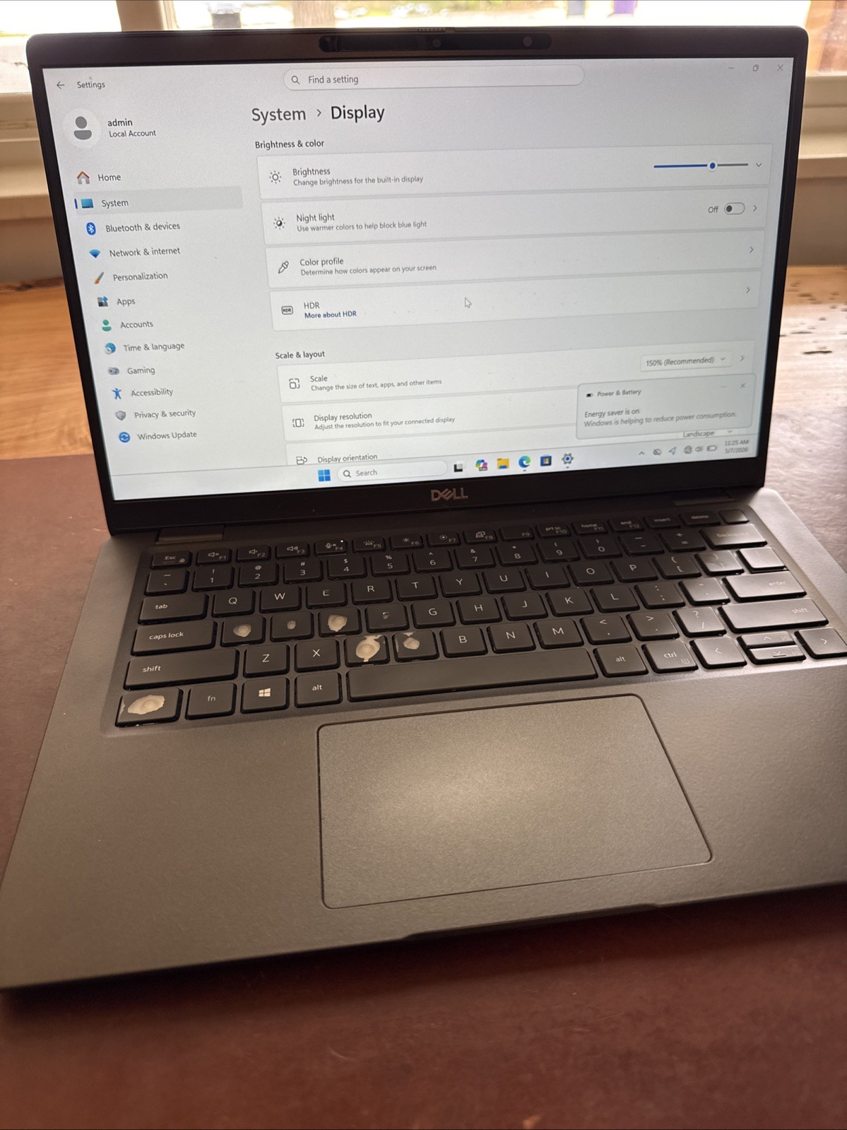 Dell Latitude 7410 14in FHD i7-10610U – 16GB RAM 256GB SSD – WORN KEYBOARD