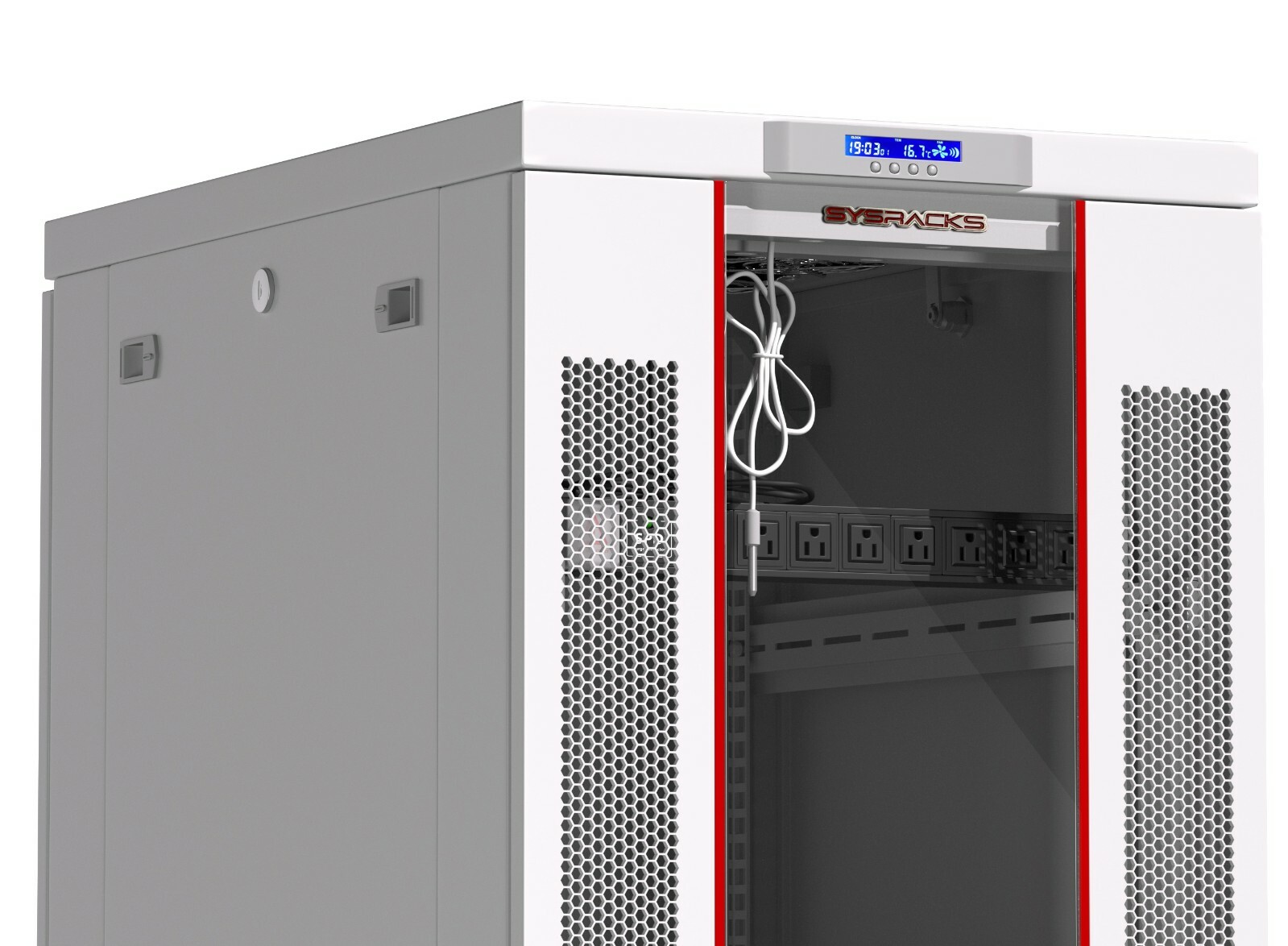 18U Server Rack IT Cabinet Data Network Rack Enclosure – 35-Inch Deep Rack Stand