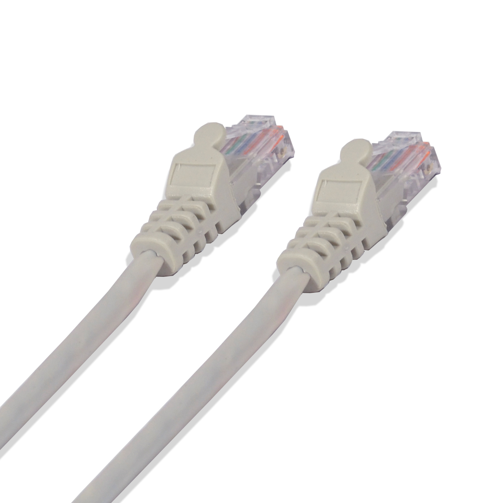 Cat5E UTP Ethernet Patch Cable 350Mhz 24Awg Gray 75Ft (3 Pack)