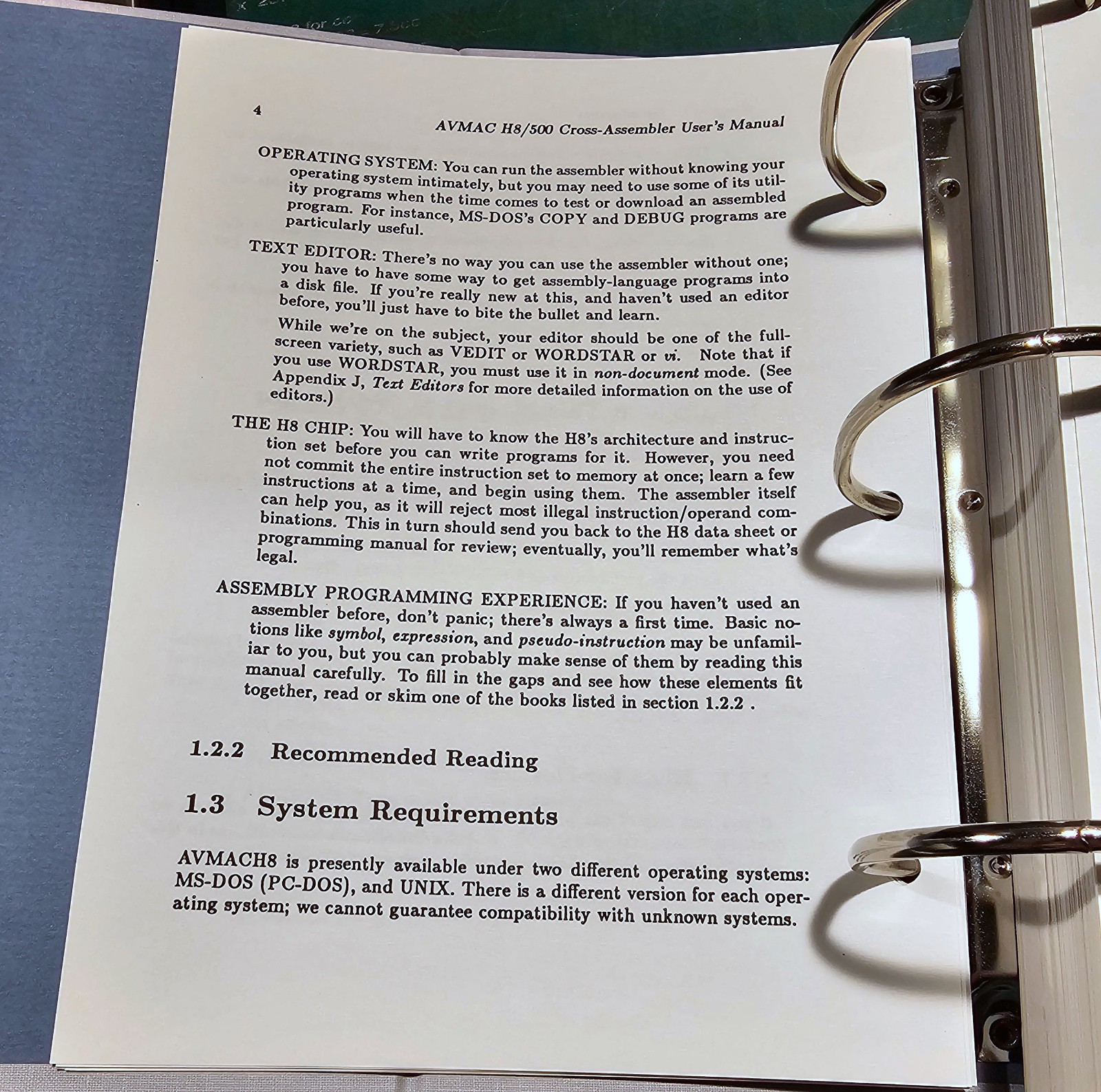 1989 AVOCET AVMAC H8/500, Manual, User Copy of Compiler v.2.12, Assembler v.2.41